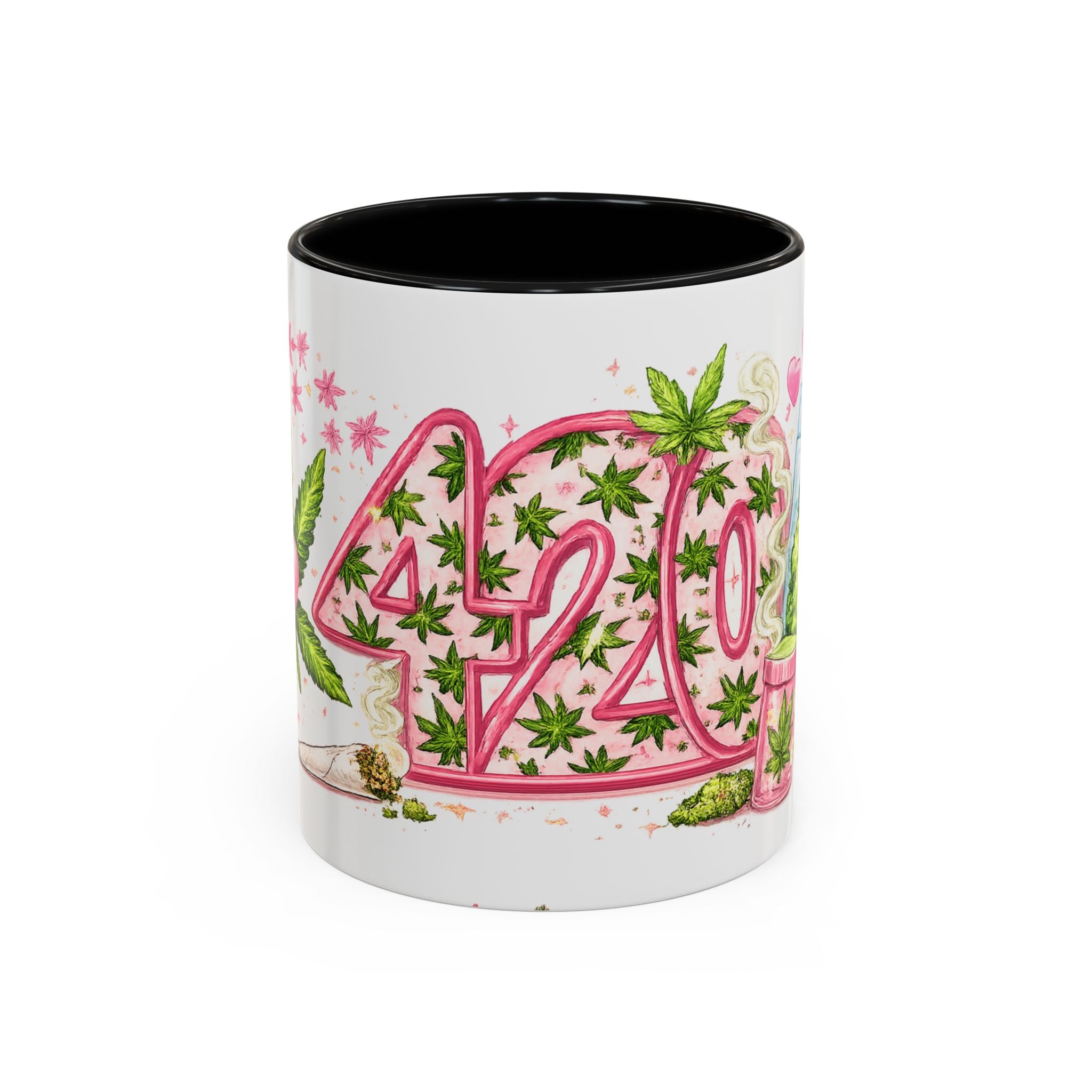 420 Cannabis Coffee Mug — 'Best Buds' Accent Tea Cup (11/15oz)