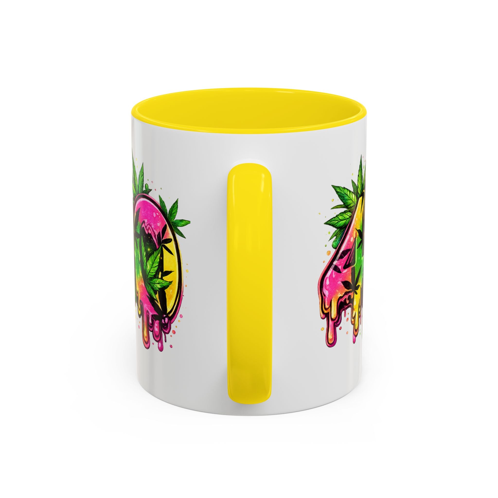 420 Drip Coffee Mug — Colorful Cannabis Stoner Art Accent Mug (11/15oz)