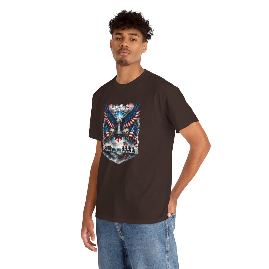 Patriotic Eagle Tee — "We the People" Liberty Bell Graphic T-Shirt
