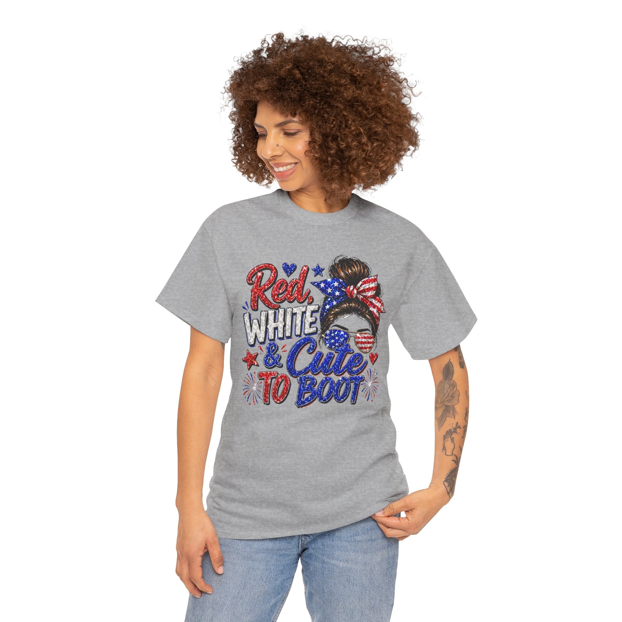 Patriotic 'Red White & Cute To Boot' Tee