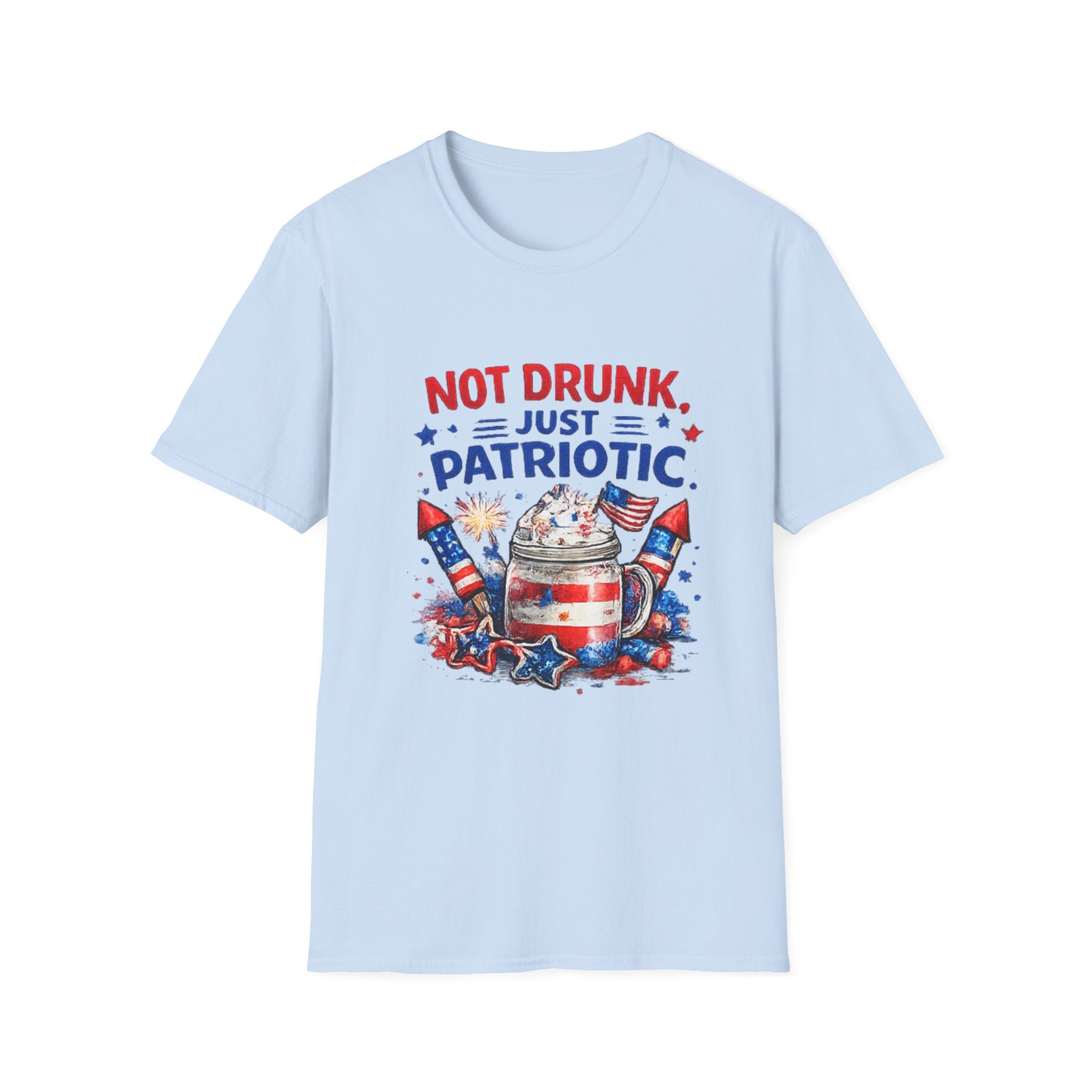 Patriotic 'Not Drunk, Just Patriotic' T-Shirt