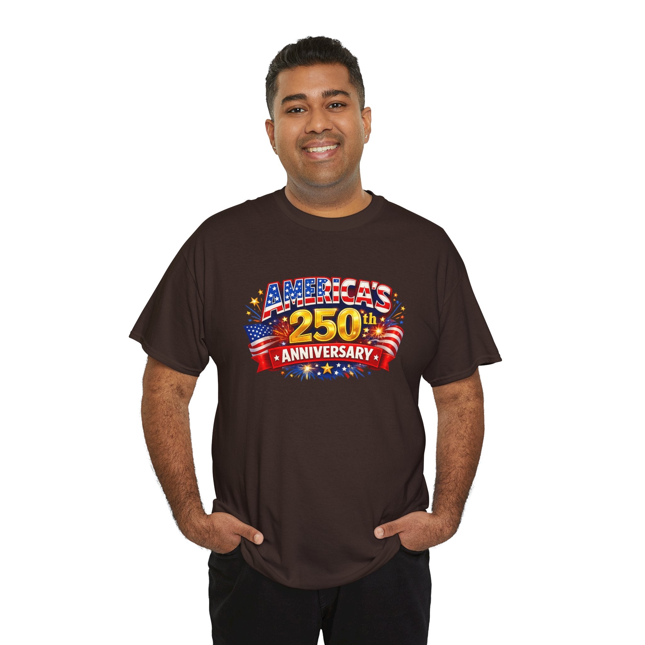 America's 250th Anniversary T-Shirt — Patriotic 4th of July Tee
