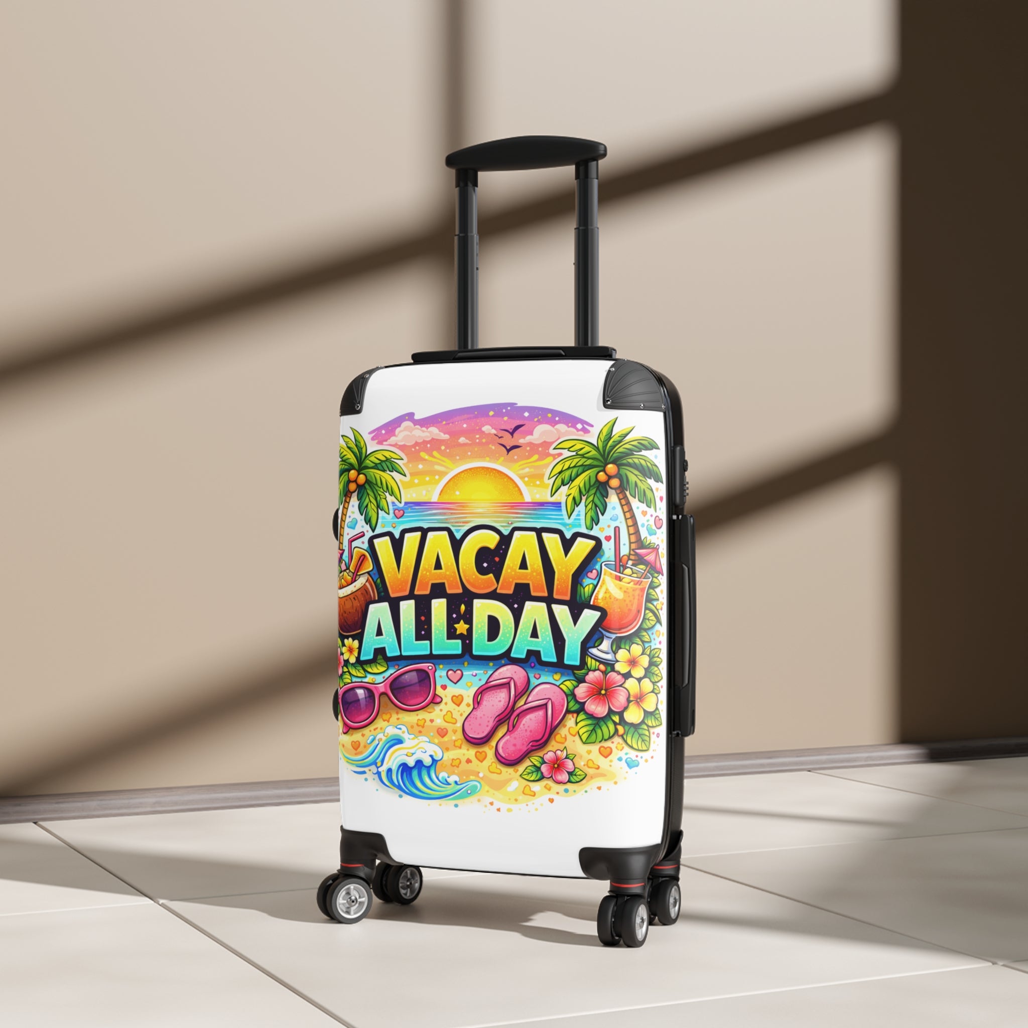 Suitcase - Vacay All Day Beach Carry-On Luggage