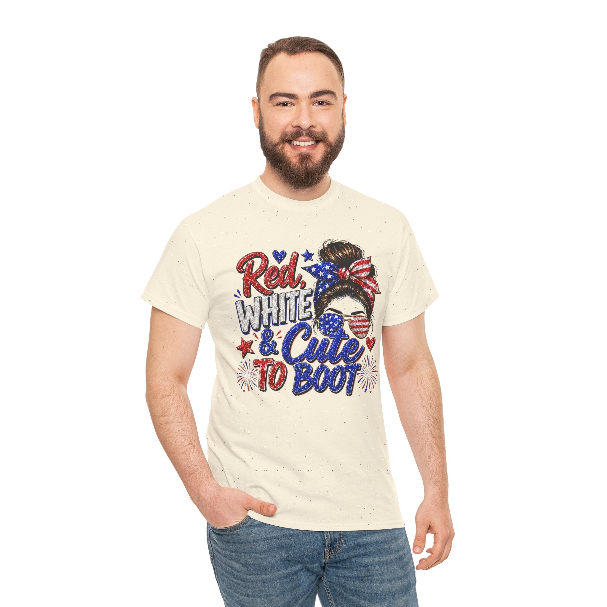 Patriotic 'Red White & Cute To Boot' Tee