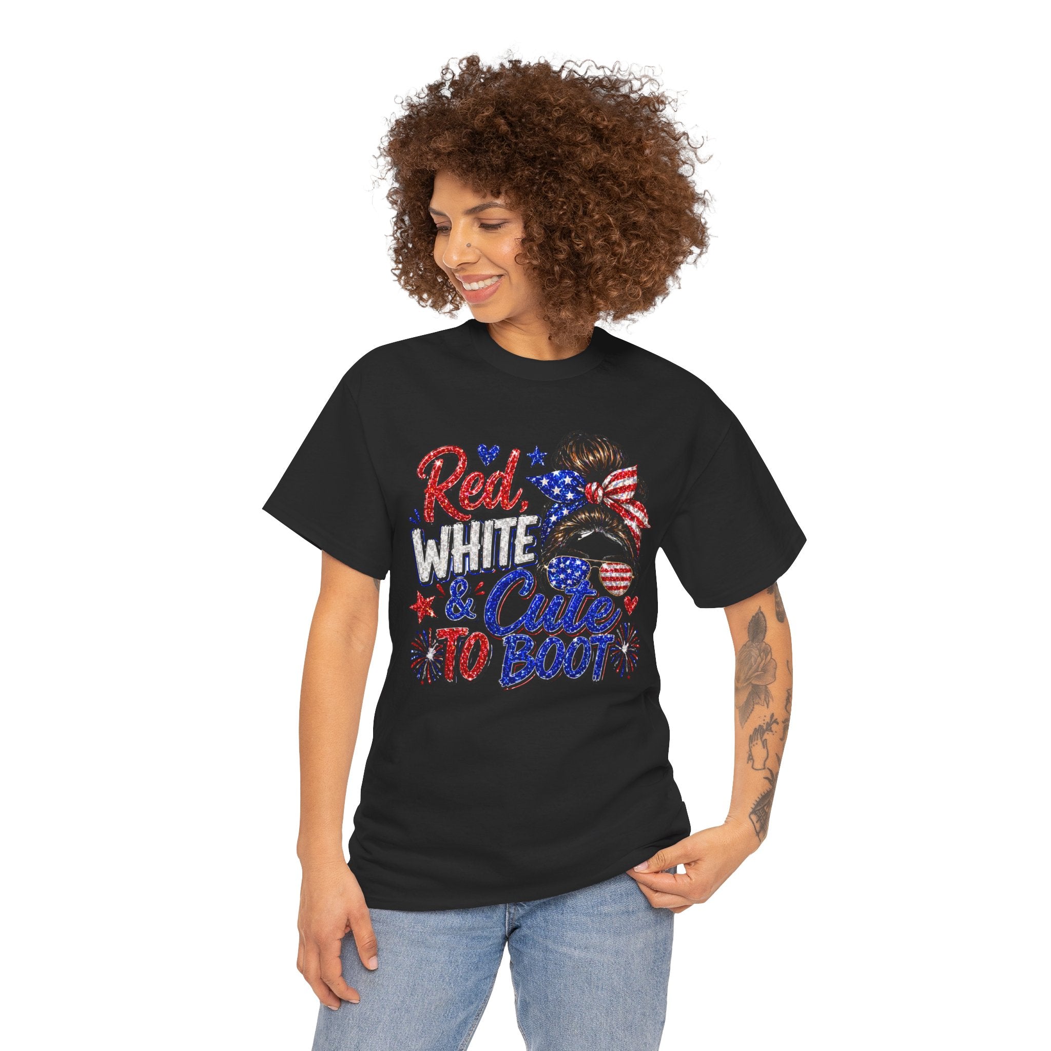 Patriotic 'Red White & Cute To Boot' Tee