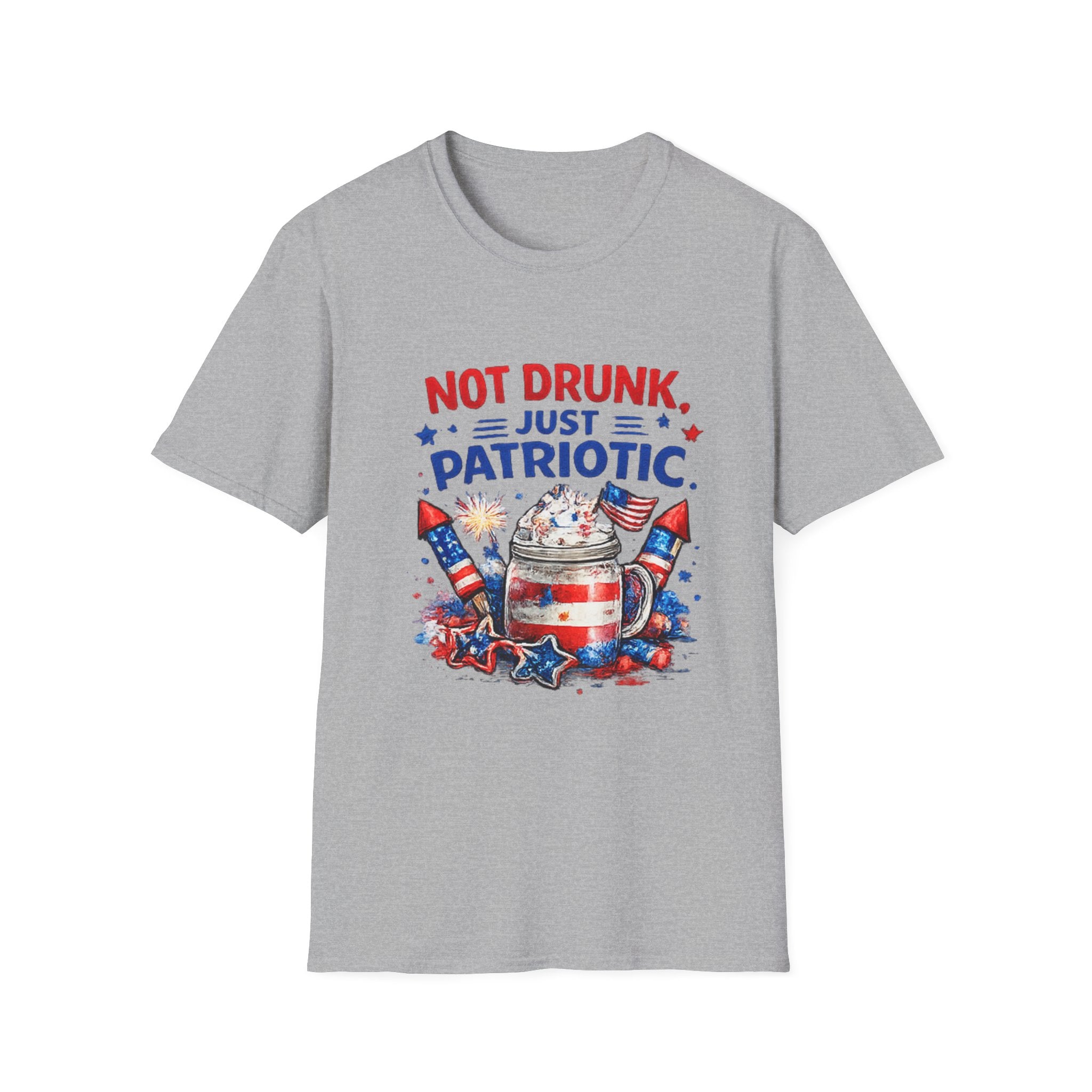 Patriotic 'Not Drunk, Just Patriotic' T-Shirt