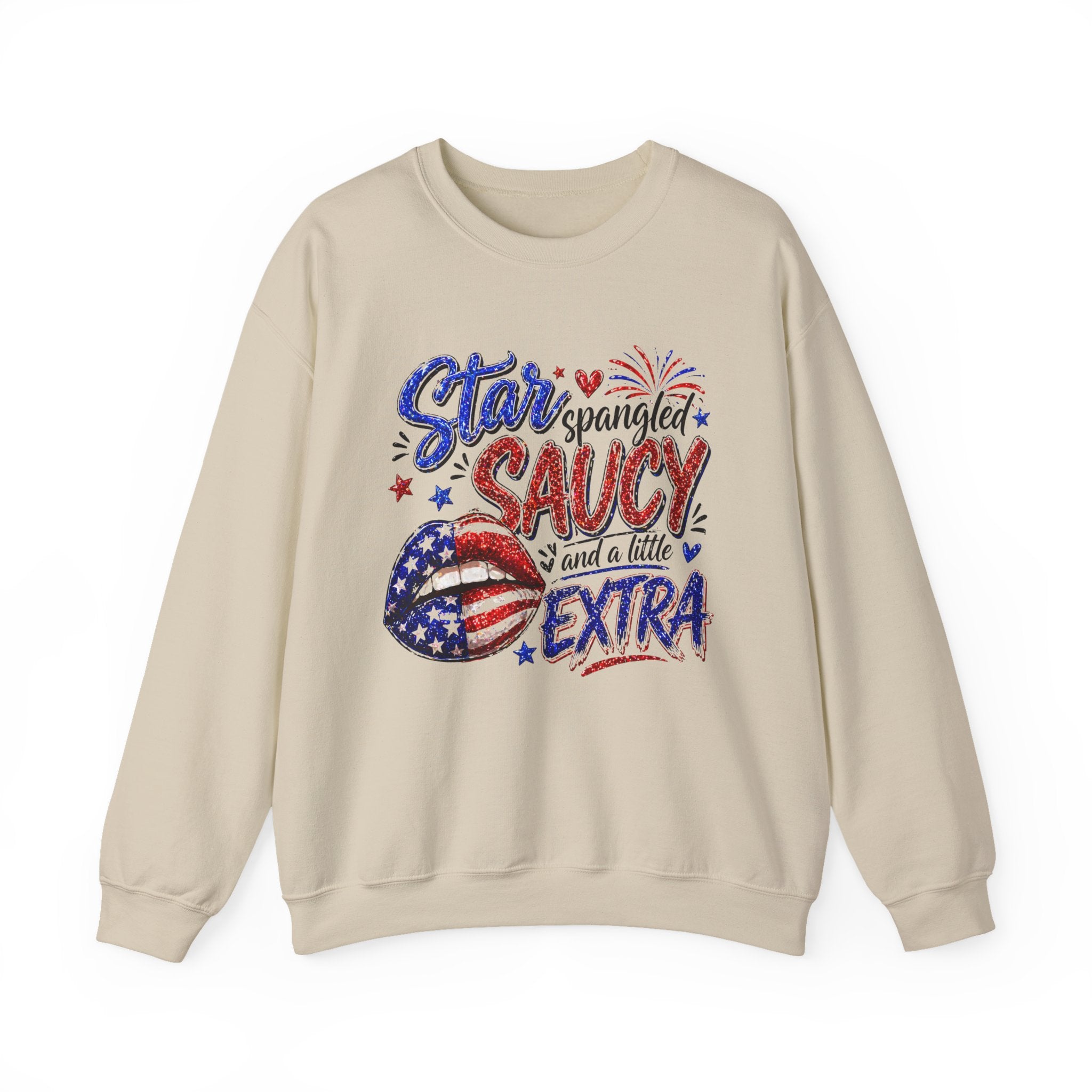 Patriotic 'Star Spangled Saucy & a Little Extra' Sweatshirt