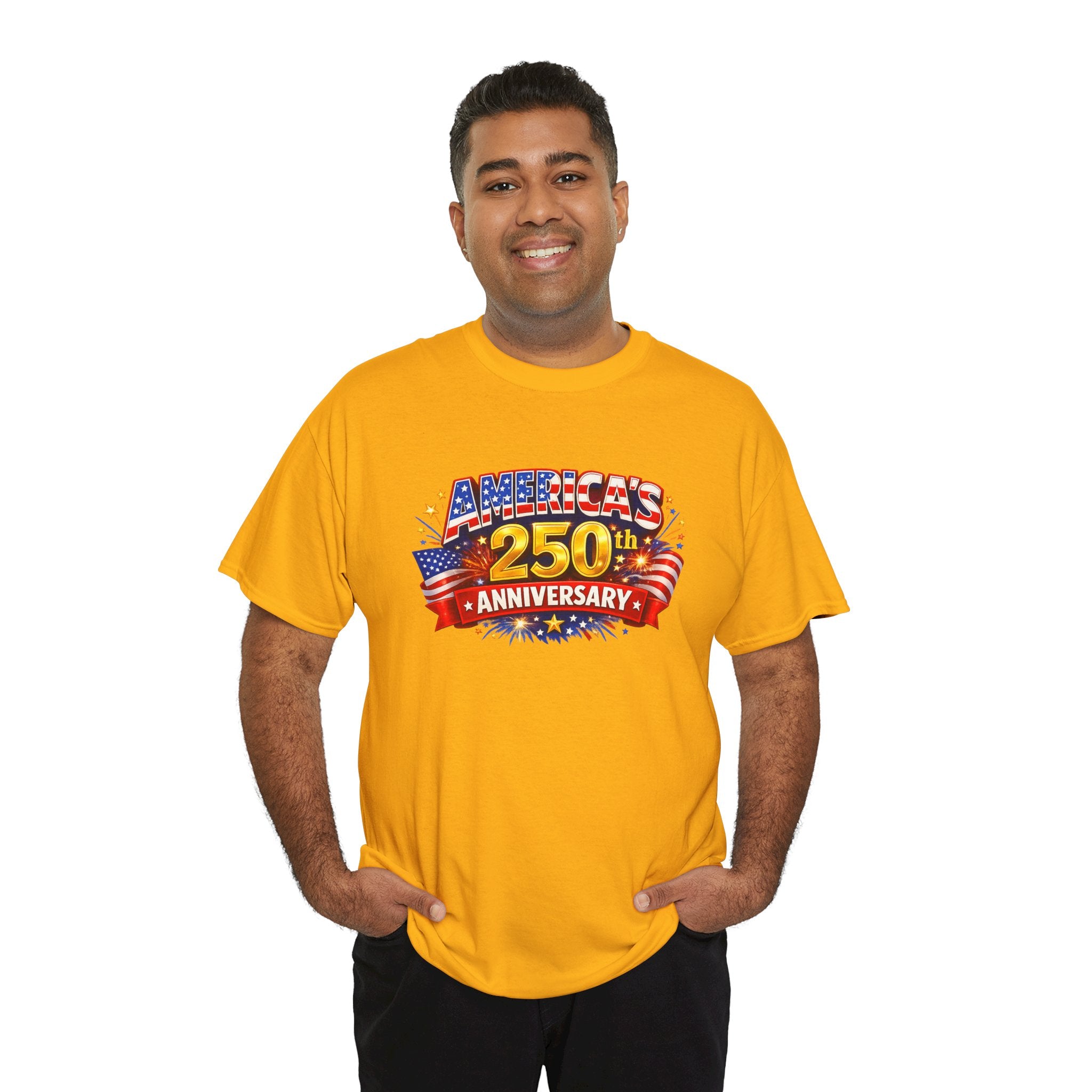America's 250th Anniversary T-Shirt — Patriotic 4th of July Tee