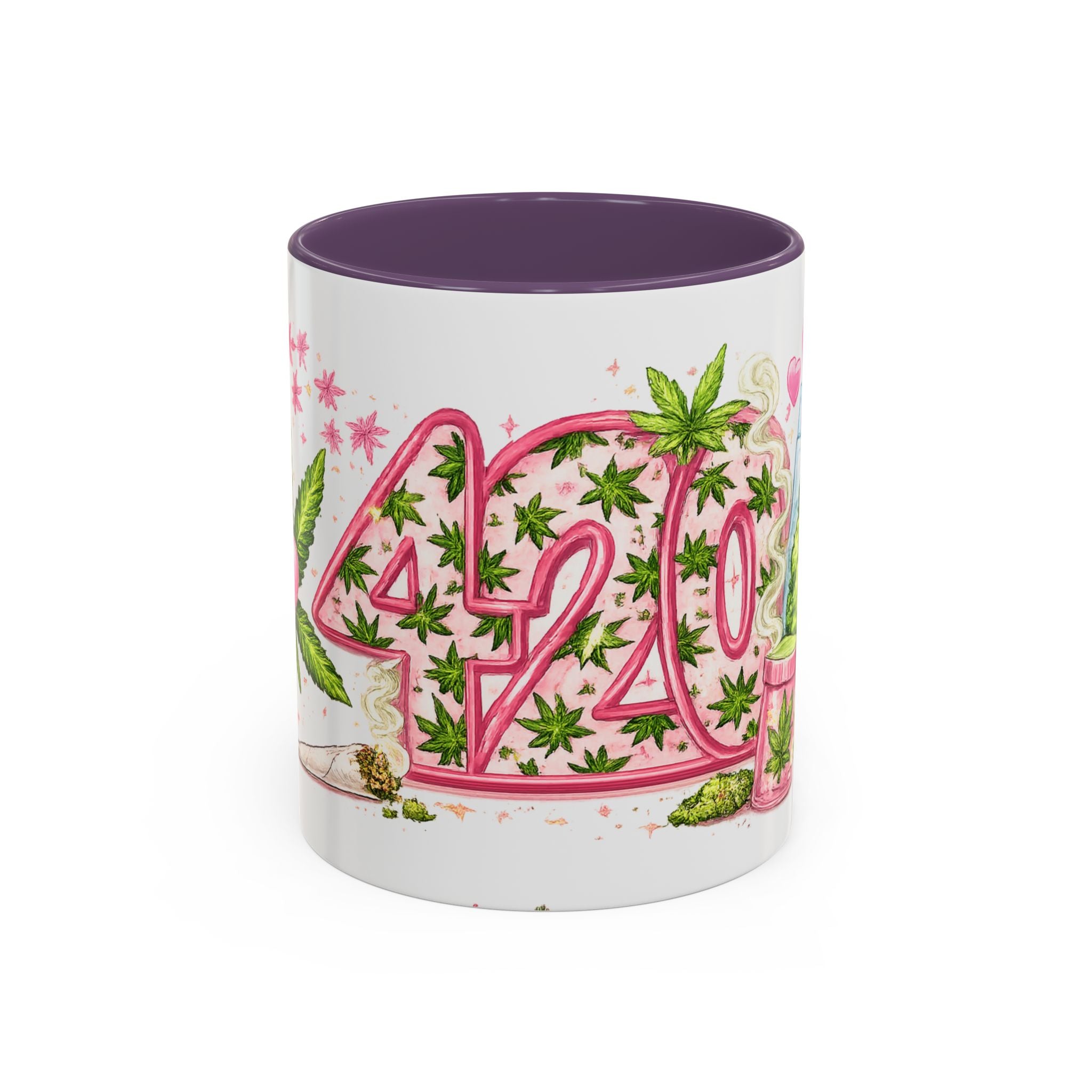 420 Cannabis Coffee Mug — 'Best Buds' Accent Tea Cup (11/15oz)