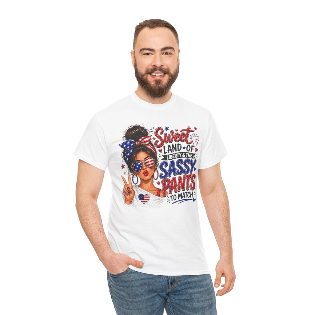 Patriotic 'Sweet Land of Liberty' Sassy Pants Tee