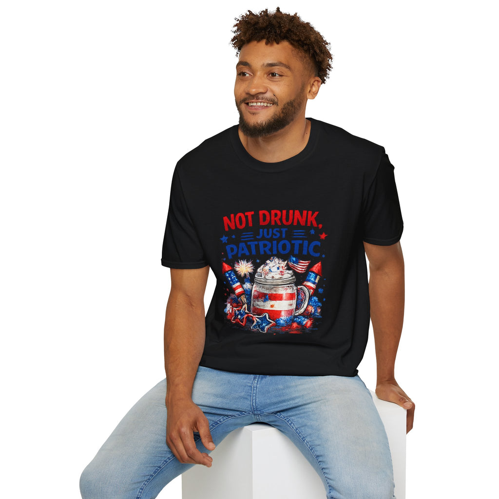 Patriotic 'Not Drunk, Just Patriotic' T-Shirt