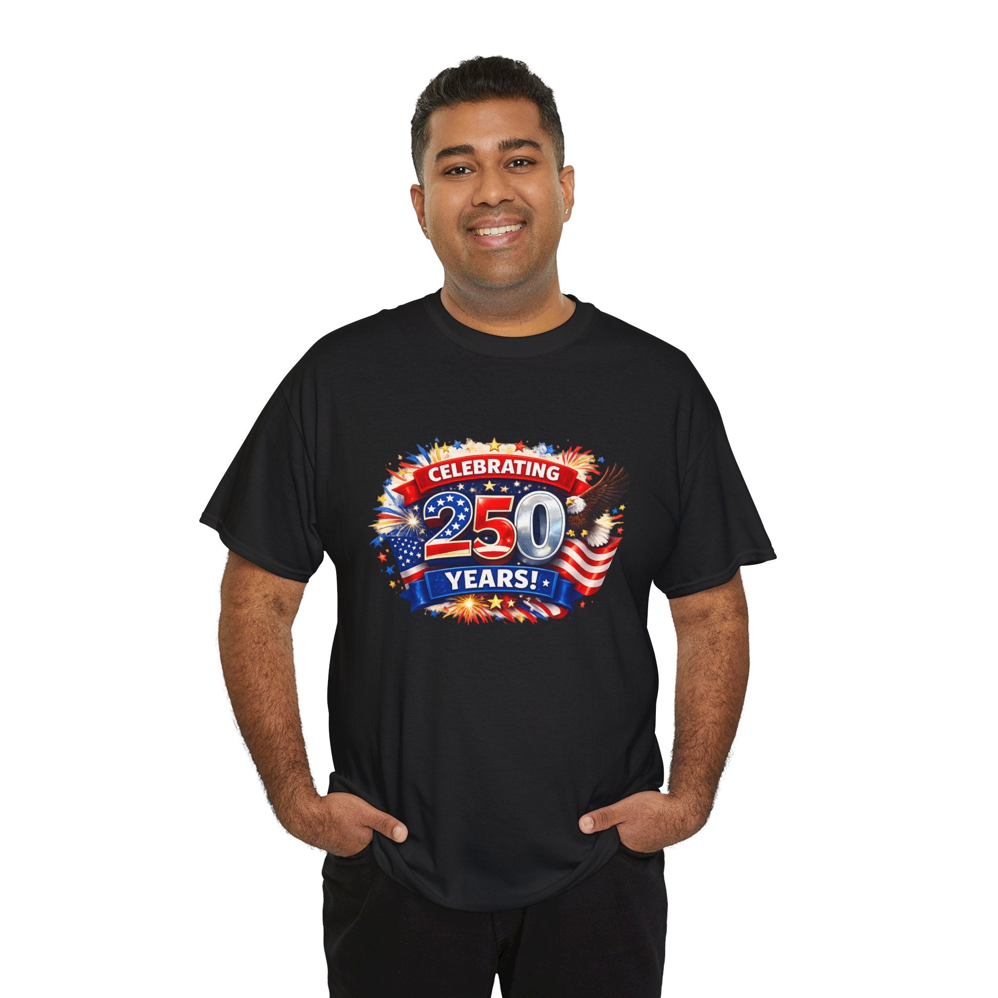 Celebrating 250 Years! Patriotic 250th Anniversary T-Shirt