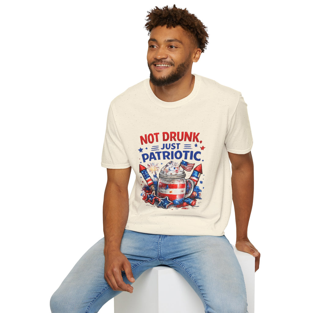 Patriotic 'Not Drunk, Just Patriotic' T-Shirt