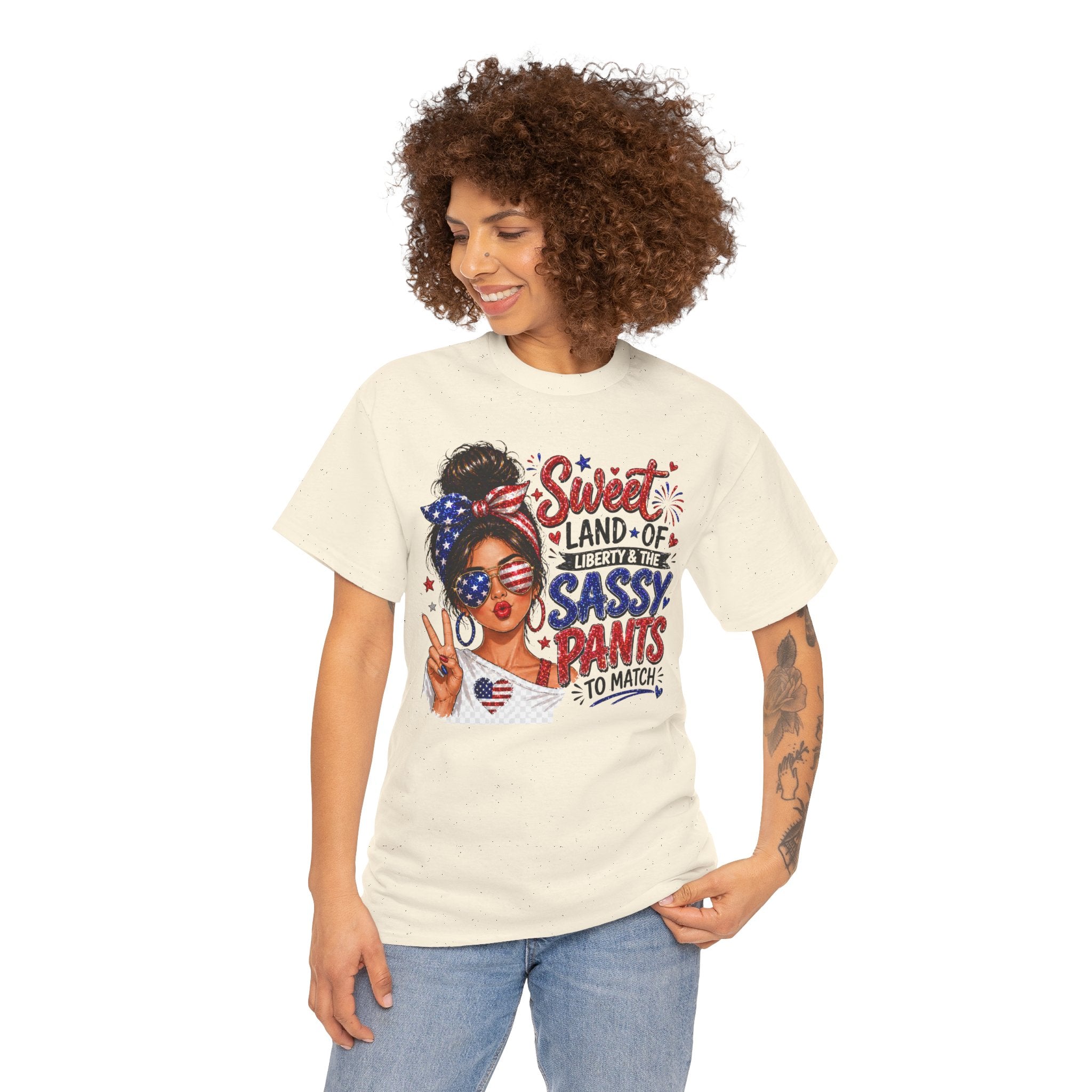 Patriotic 'Sweet Land of Liberty' Sassy Pants Tee