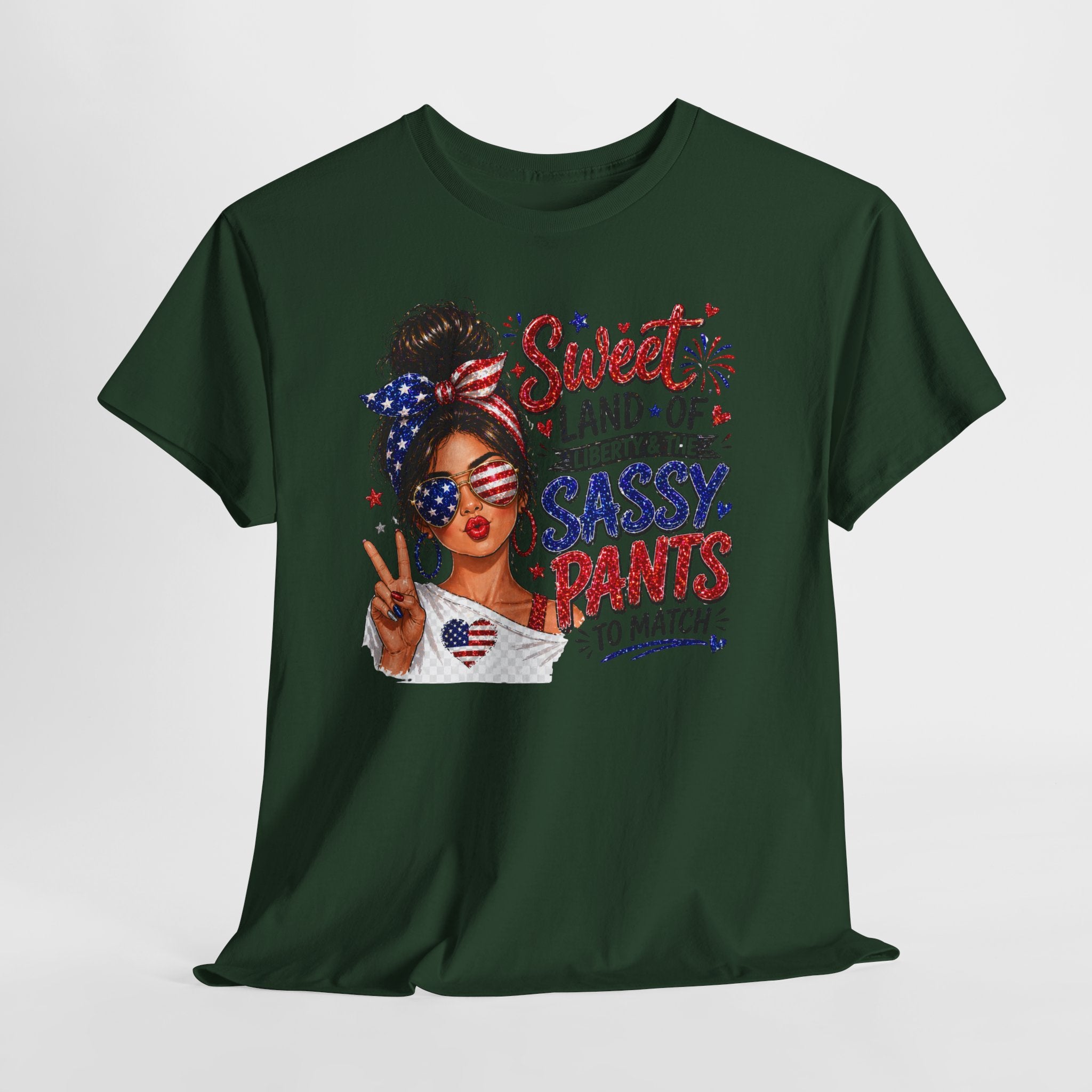 Patriotic 'Sweet Land of Liberty' Sassy Pants Tee
