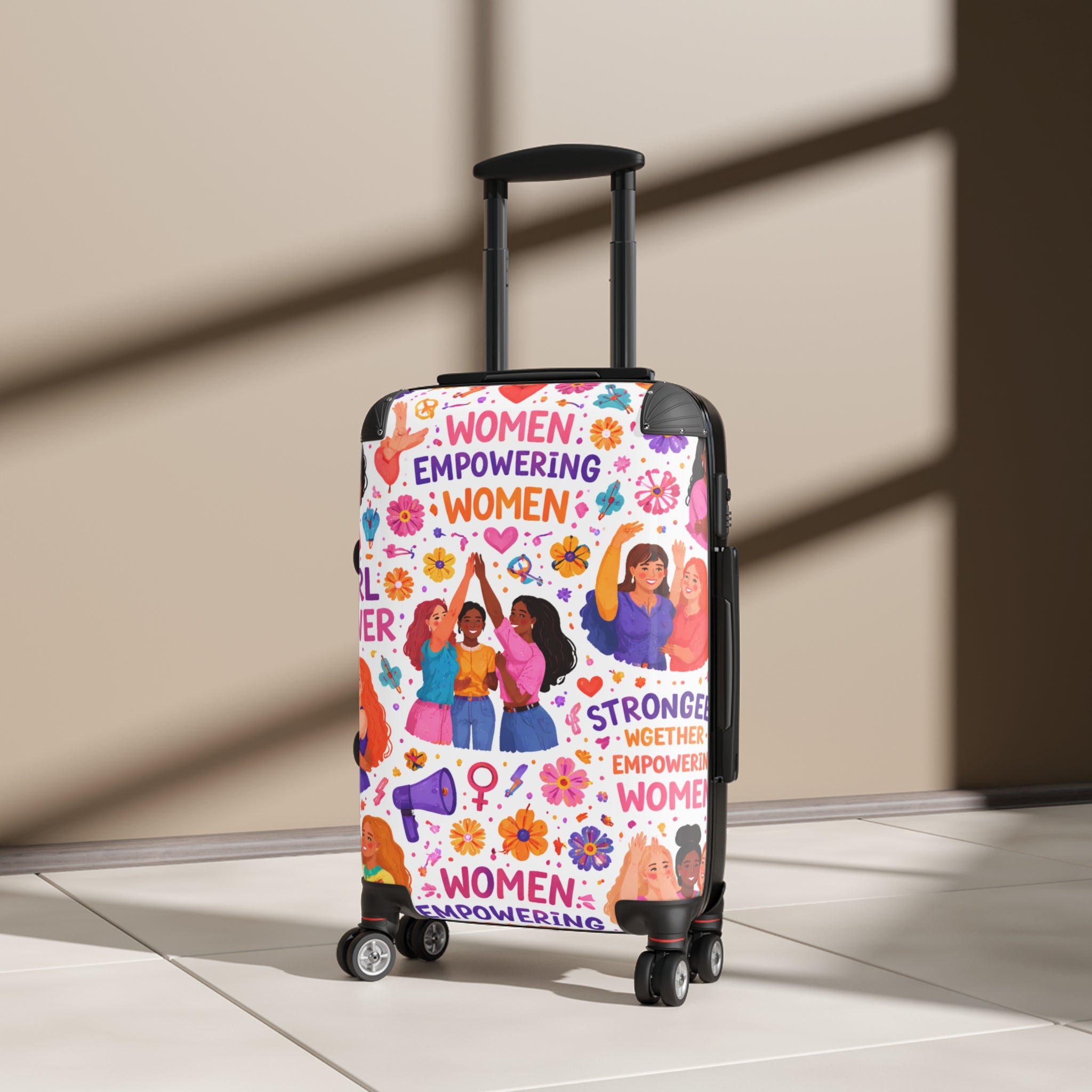 Women Empowering Women Suitcase – Feminist Travel Carry-On