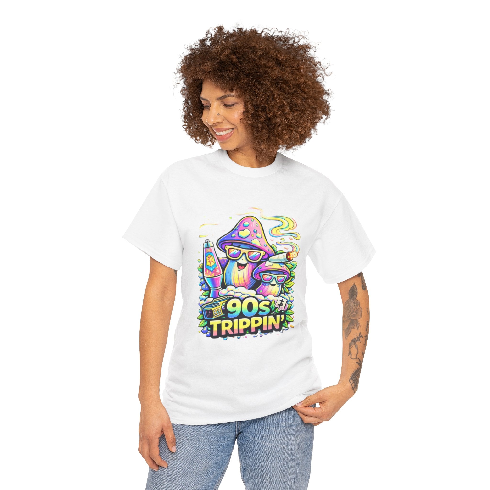 90s Trippin' Mushroom Tee