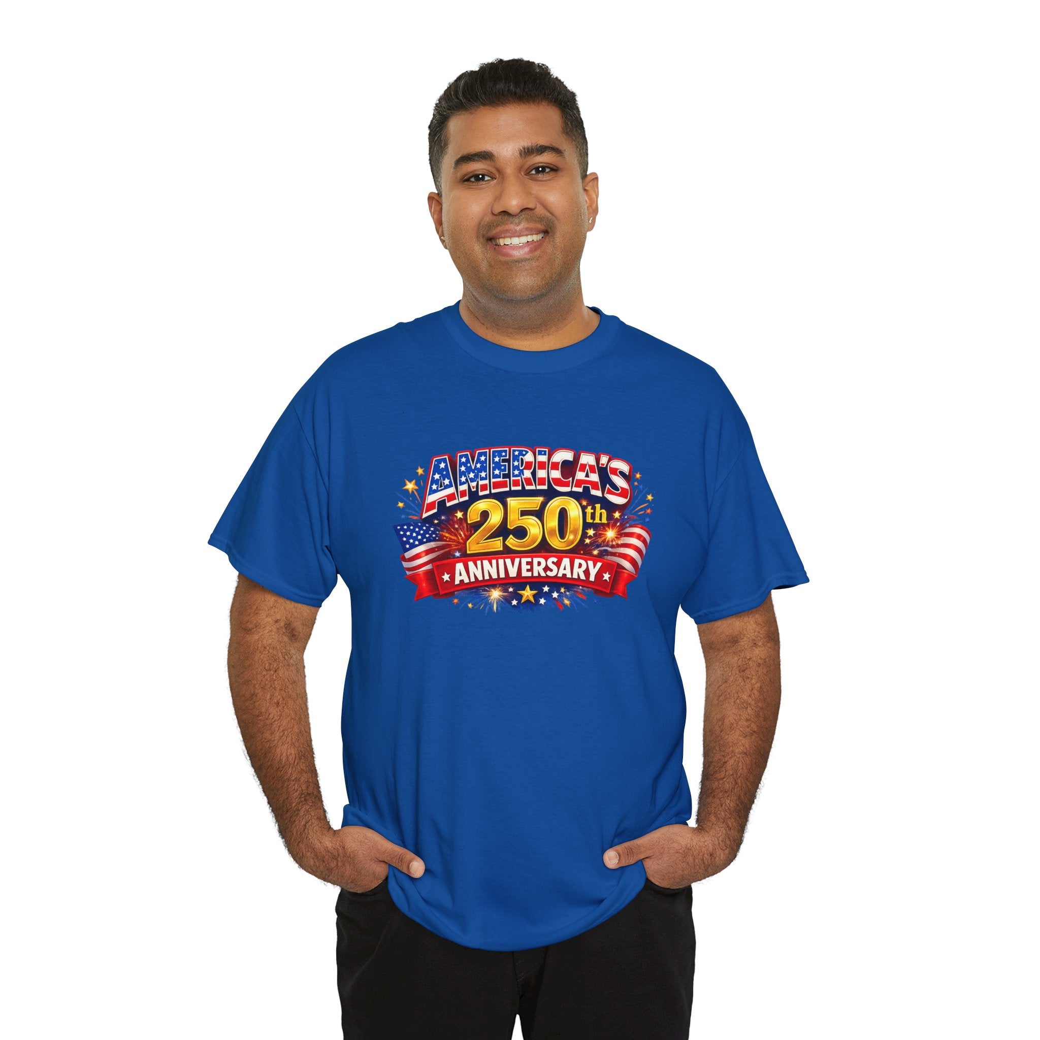 America's 250th Anniversary T-Shirt — Patriotic 4th of July Tee