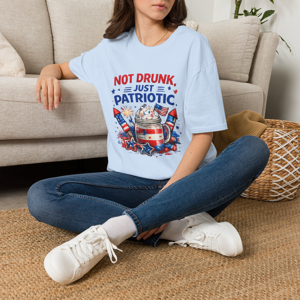 Patriotic 'Not Drunk, Just Patriotic' T-Shirt