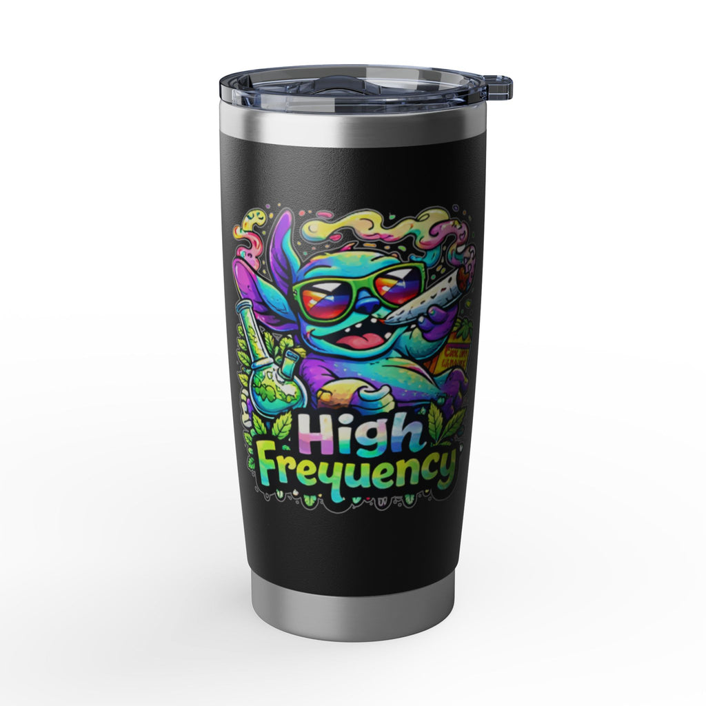 20oz Tumbler — Colorful Vagabond Travel Cup with 'Vagabond' Adventure Artwork