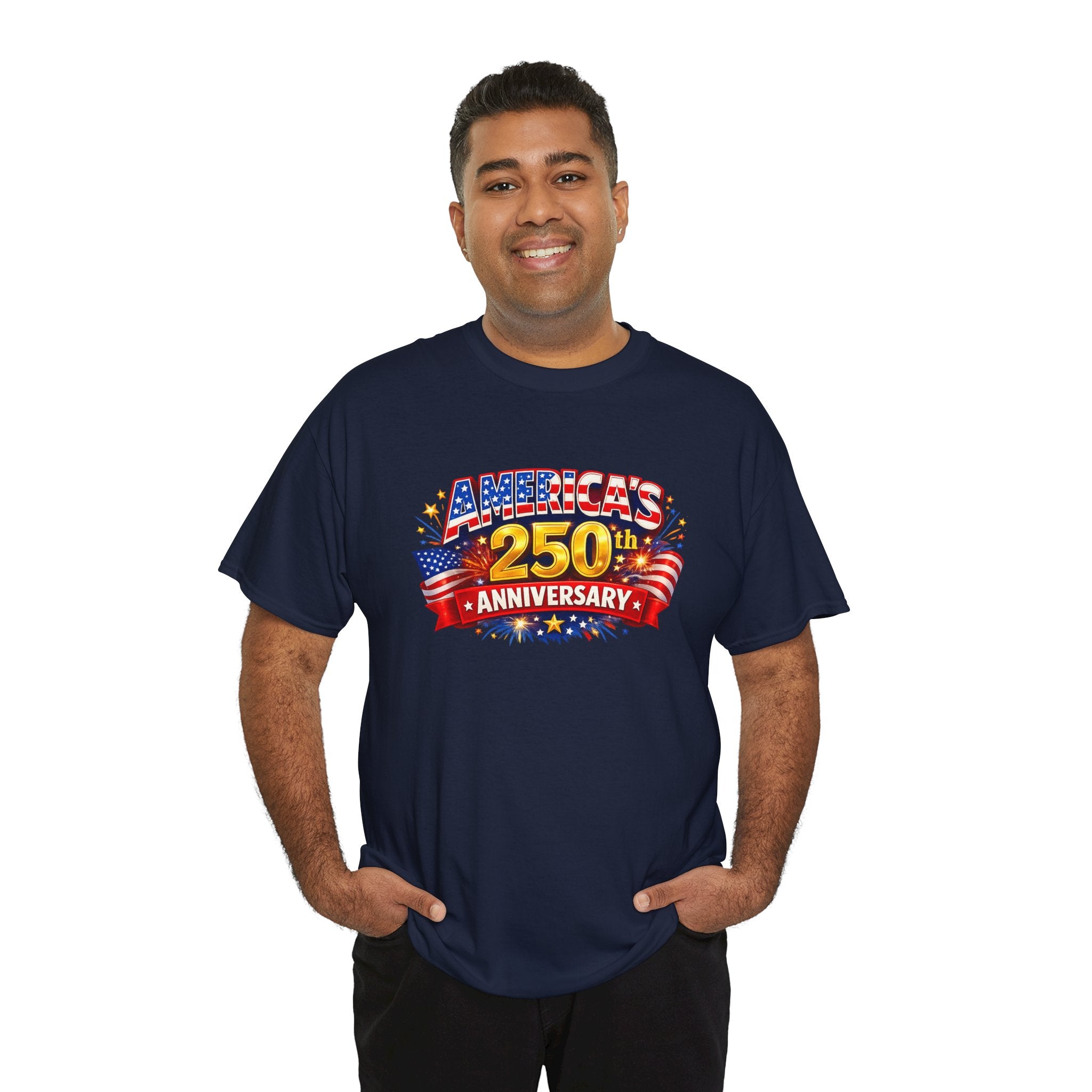 America's 250th Anniversary T-Shirt — Patriotic 4th of July Tee