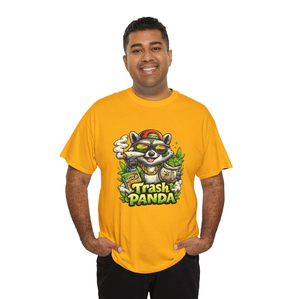 Trash Panda Graphic Tee — Funny Raccoon Streetwear Shirt