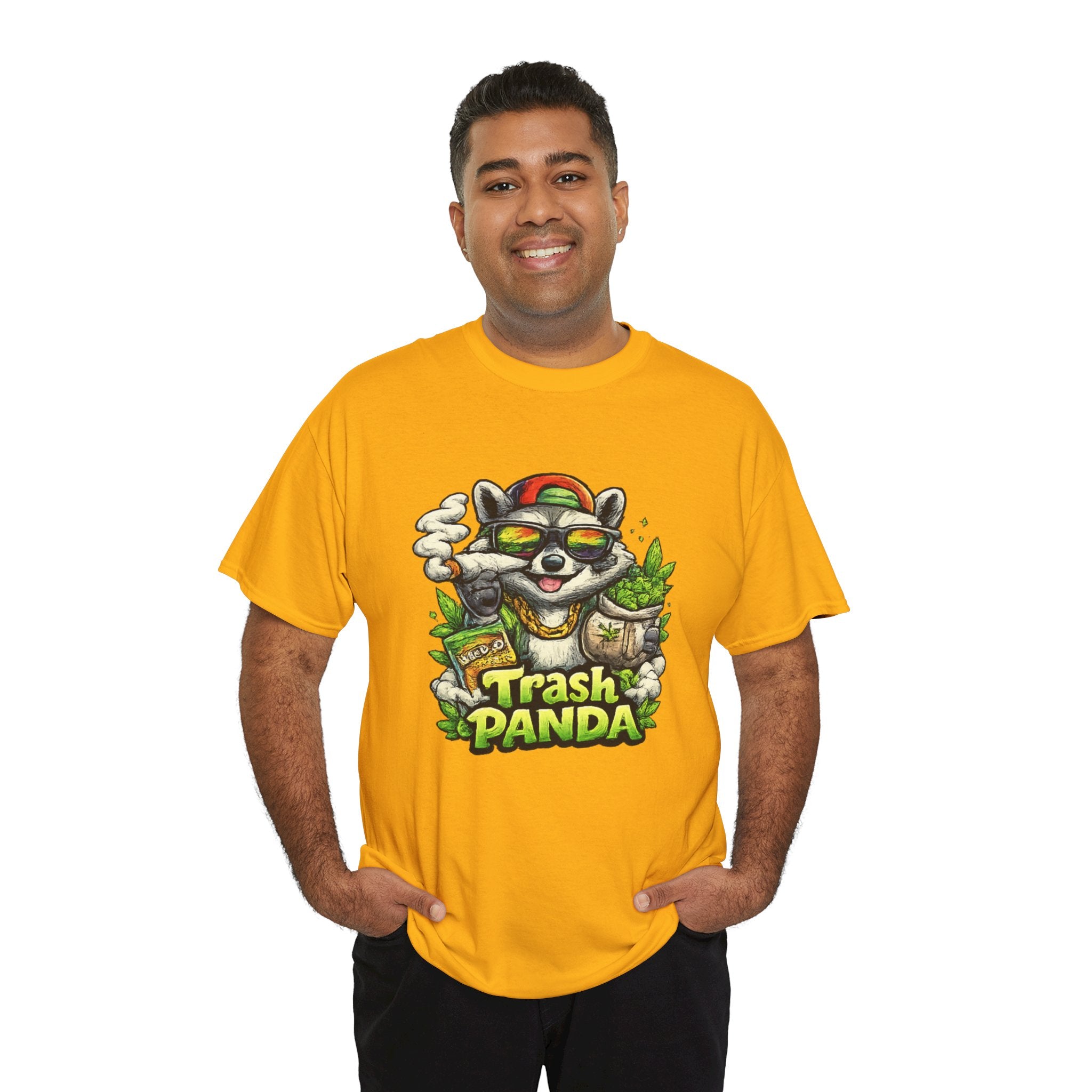 Trash Panda Graphic Tee — Funny Raccoon Streetwear Shirt
