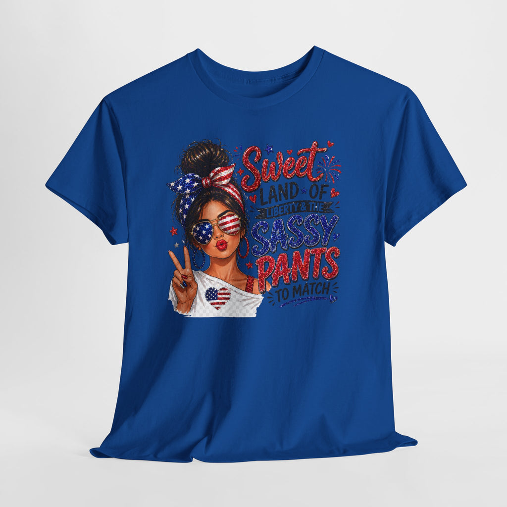 Patriotic 'Sweet Land of Liberty' Sassy Pants Tee