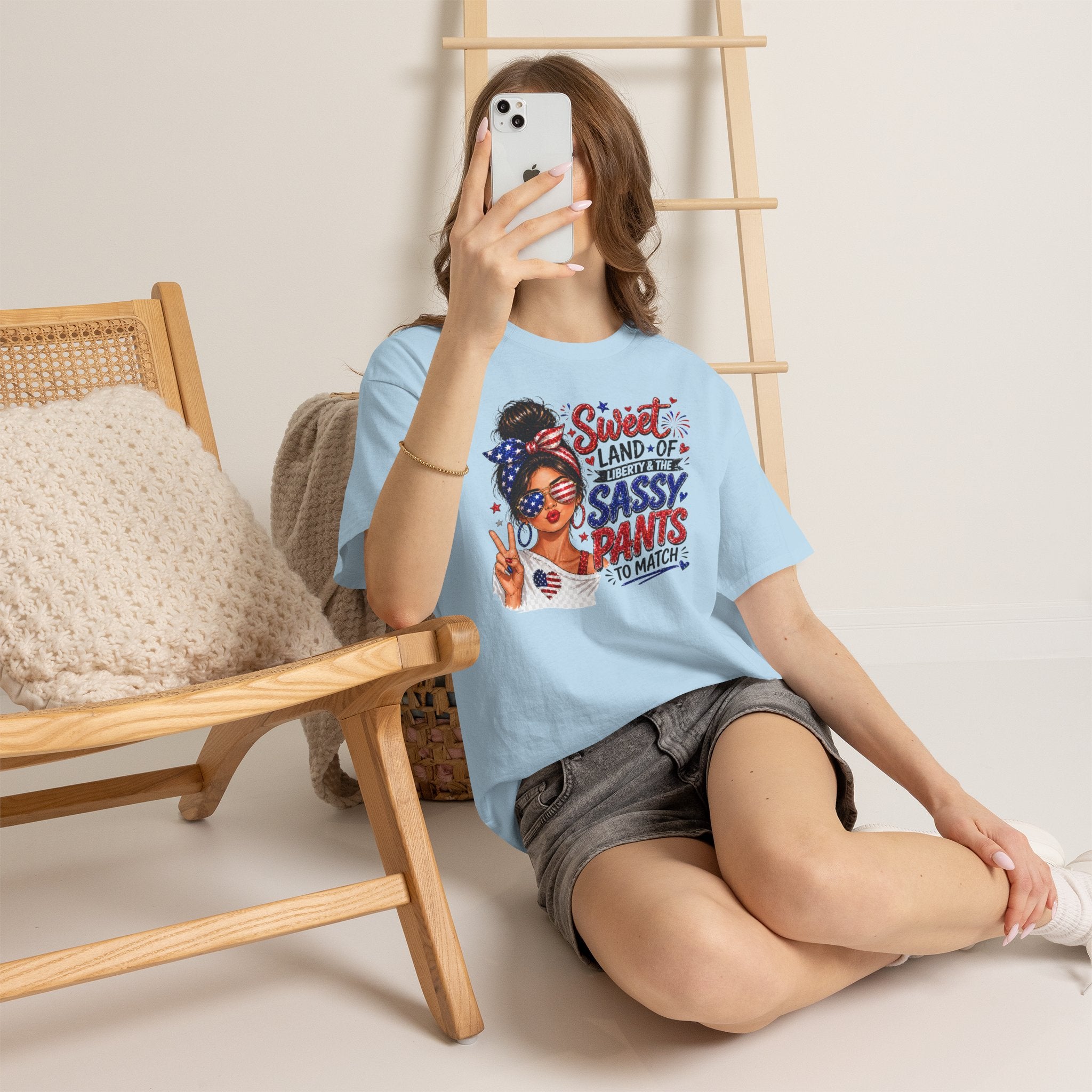 Patriotic 'Sweet Land of Liberty' Sassy Pants Tee