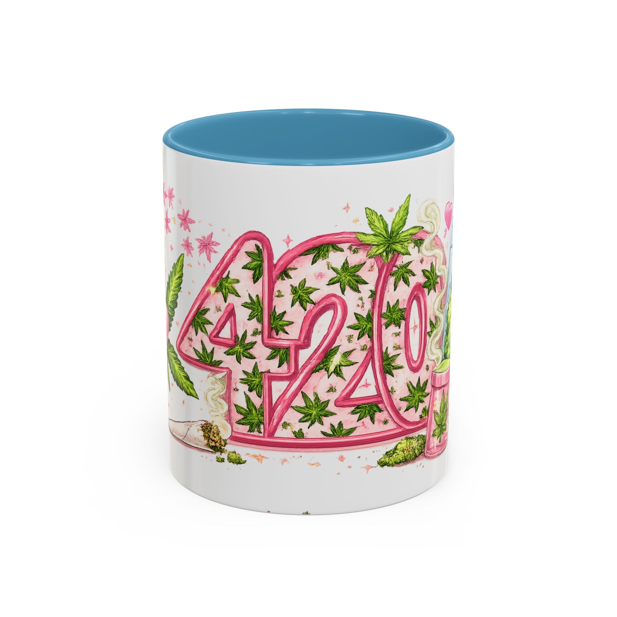 420 Cannabis Coffee Mug — 'Best Buds' Accent Tea Cup (11/15oz)