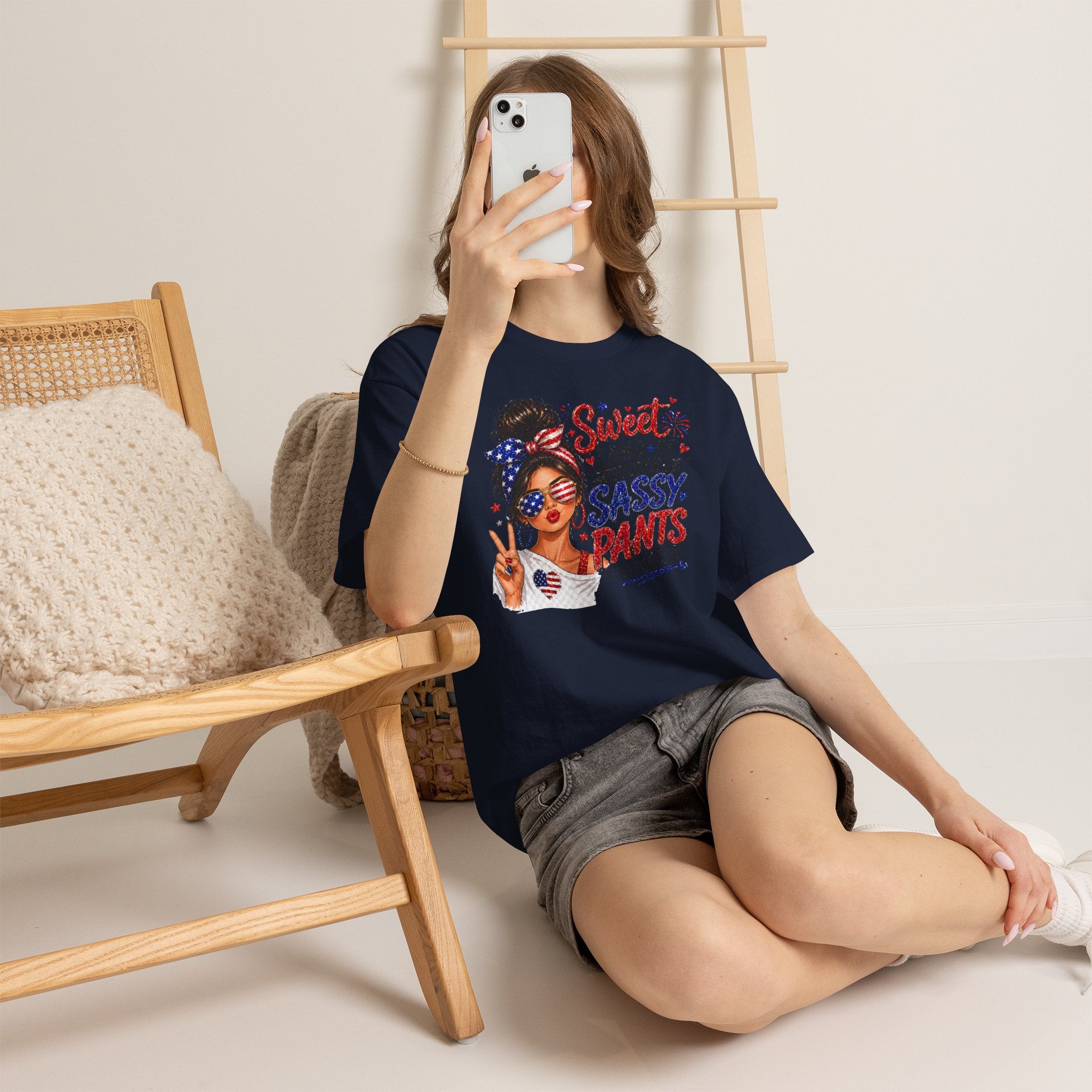 Patriotic 'Sweet Land of Liberty' Sassy Pants Tee