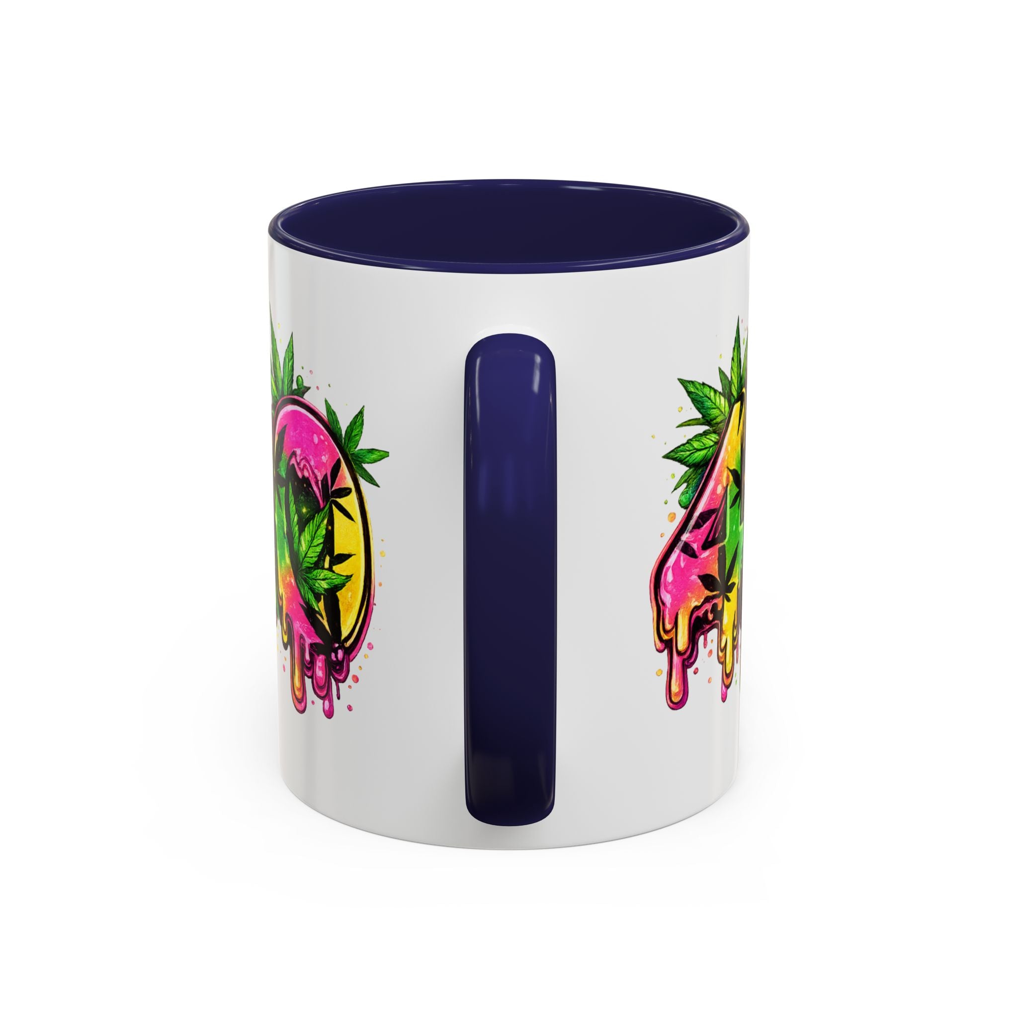 420 Drip Coffee Mug — Colorful Cannabis Stoner Art Accent Mug (11/15oz)