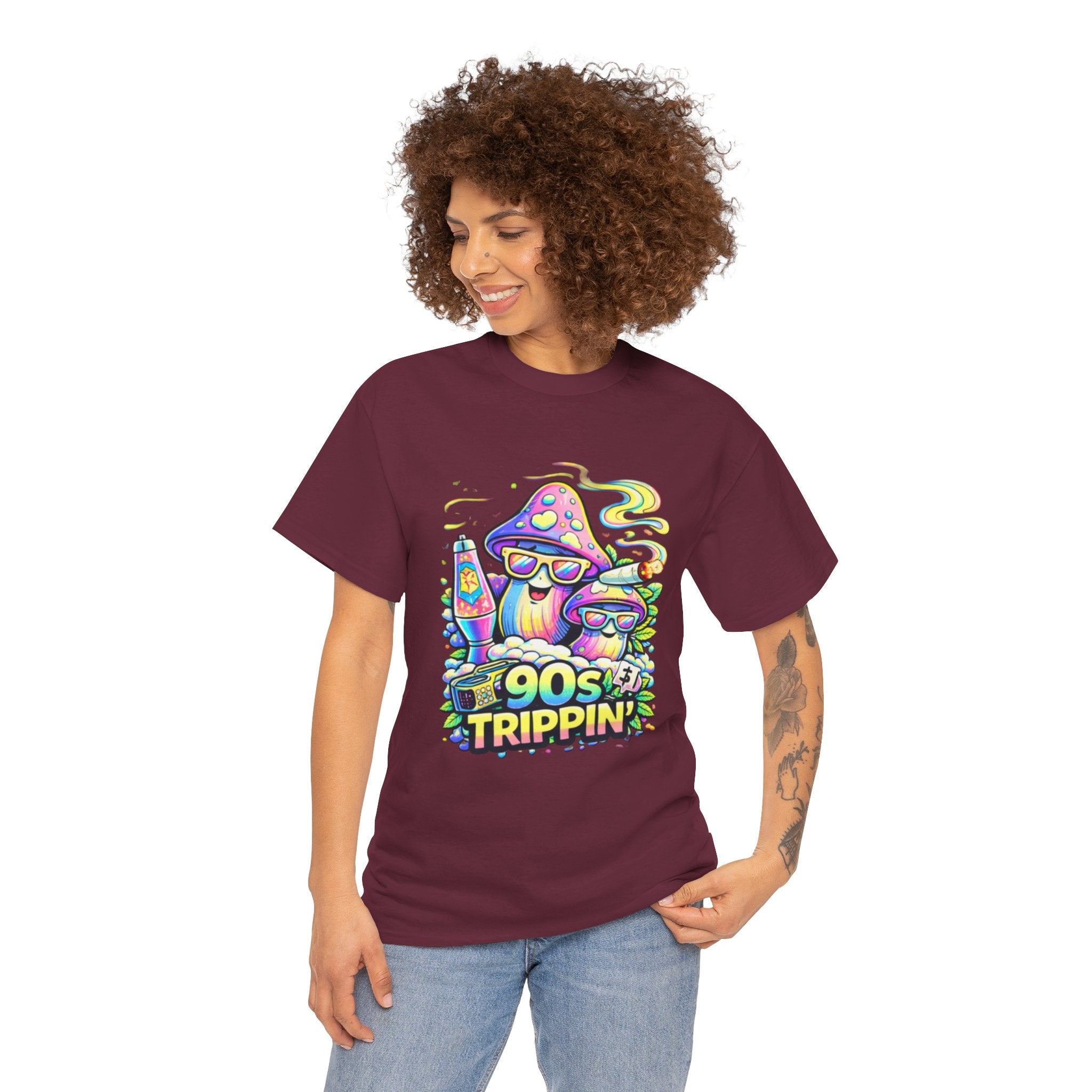 90s Trippin' Mushroom Tee