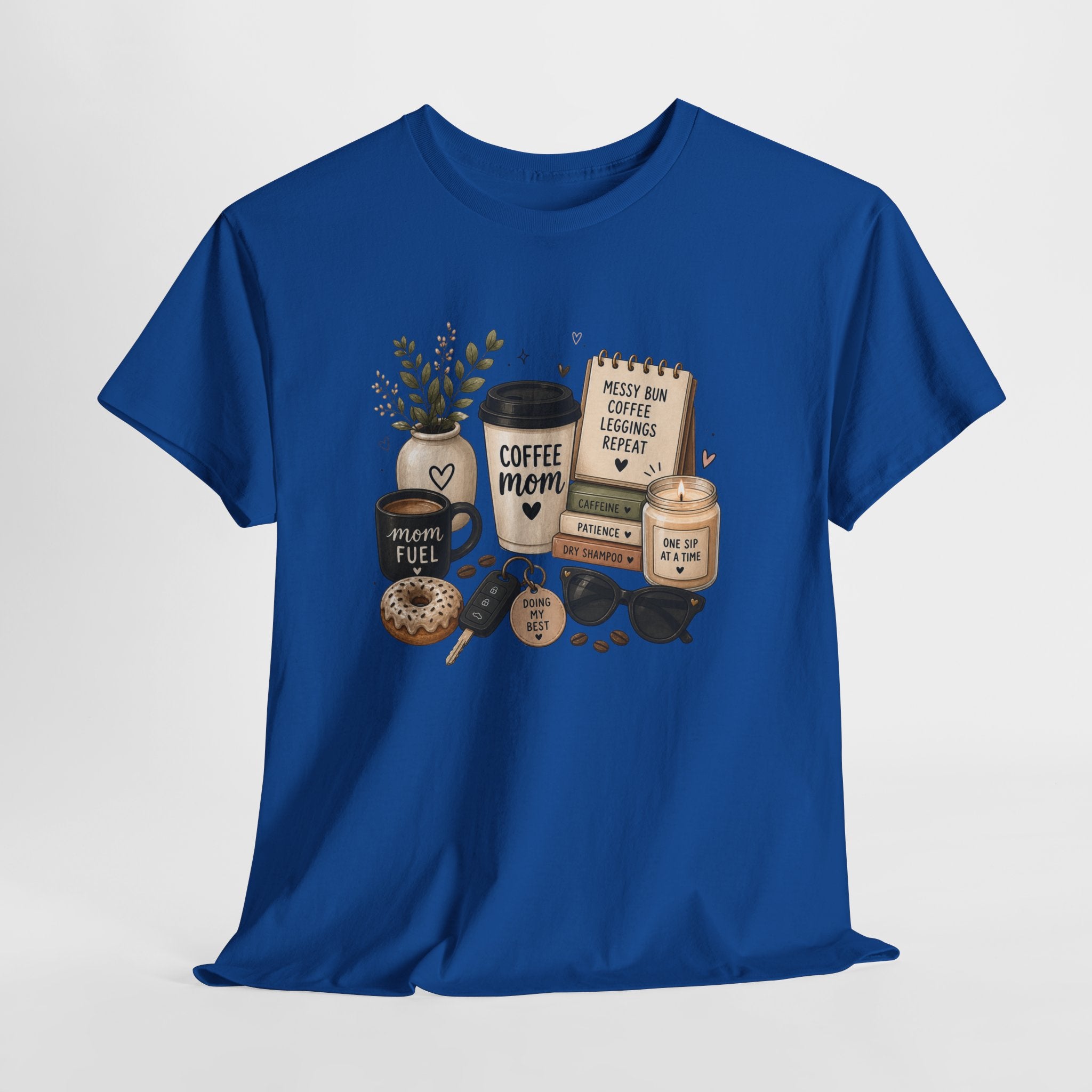 Coffee Mom Tee — Cute Coffee & Cookies Graphic T-Shirt