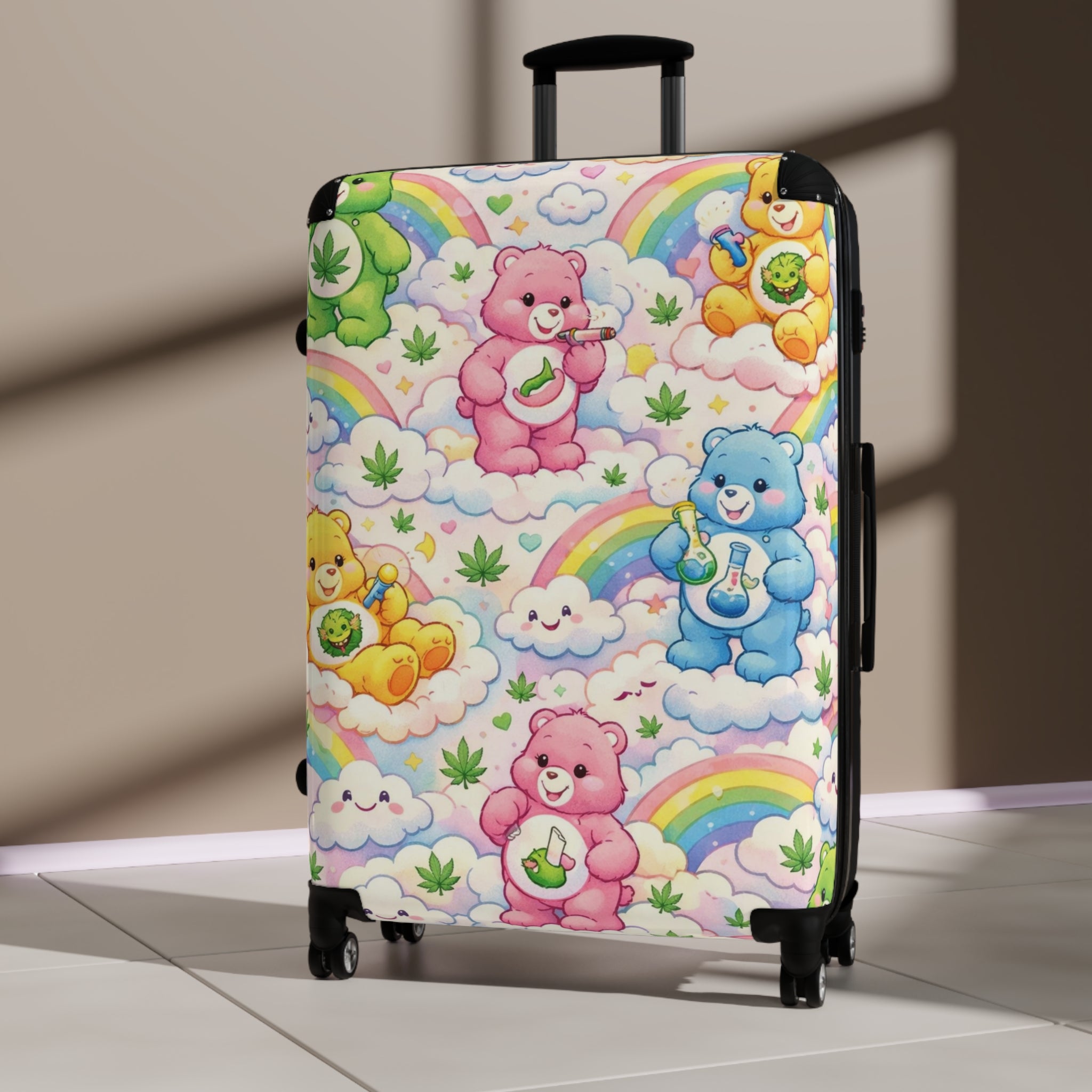 Care Bears Rainbow Suitcase – Cute Pastel Travel Luggage