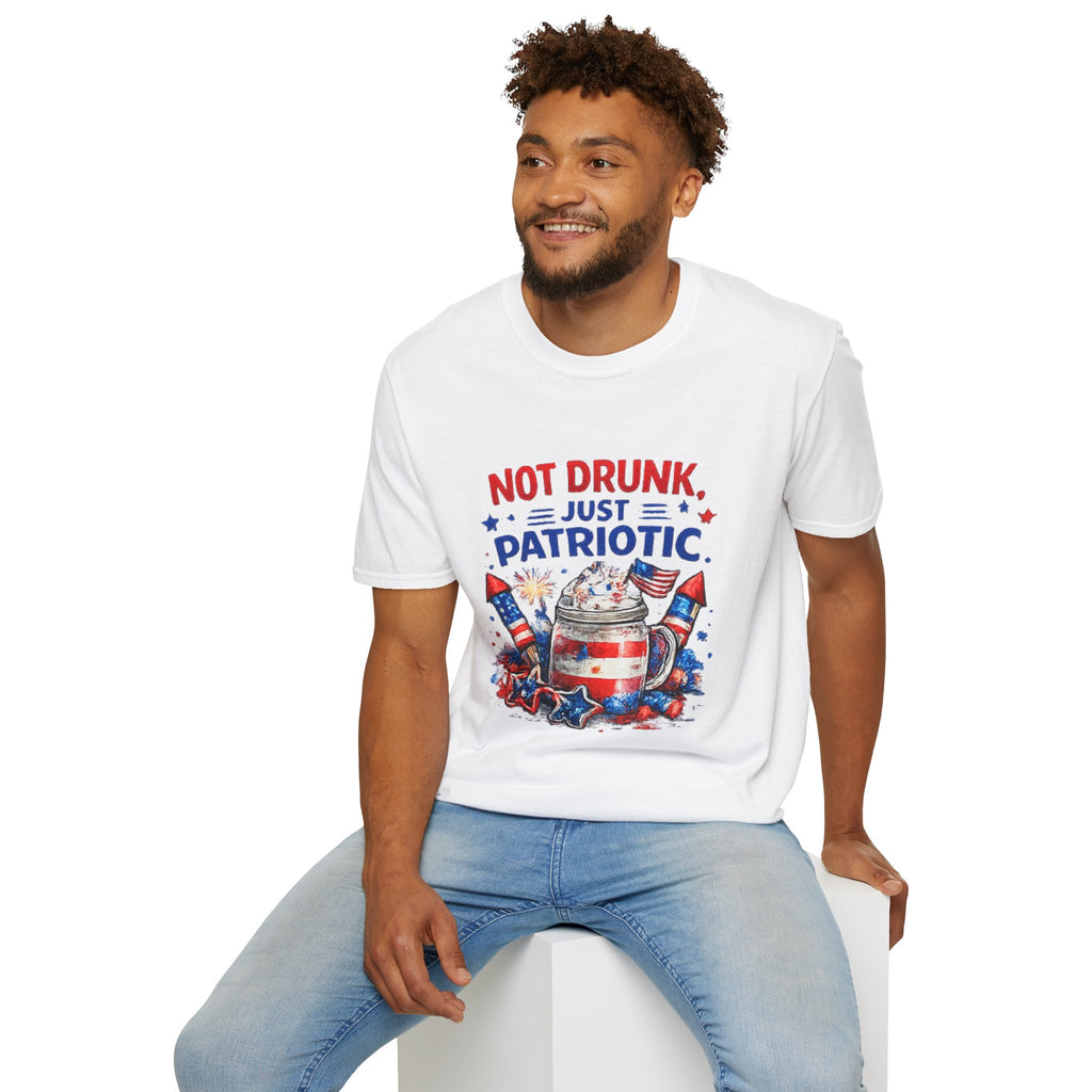 Patriotic 'Not Drunk, Just Patriotic' T-Shirt