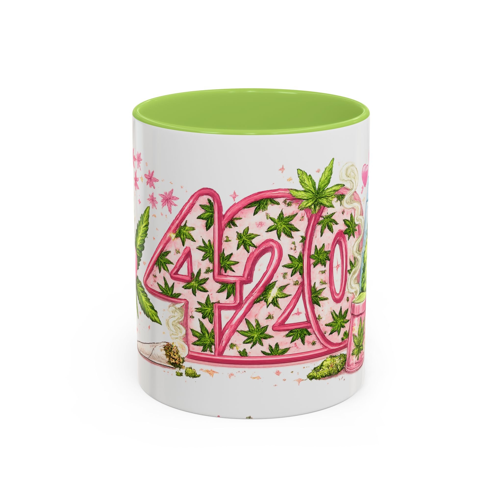 420 Cannabis Coffee Mug — 'Best Buds' Accent Tea Cup (11/15oz)