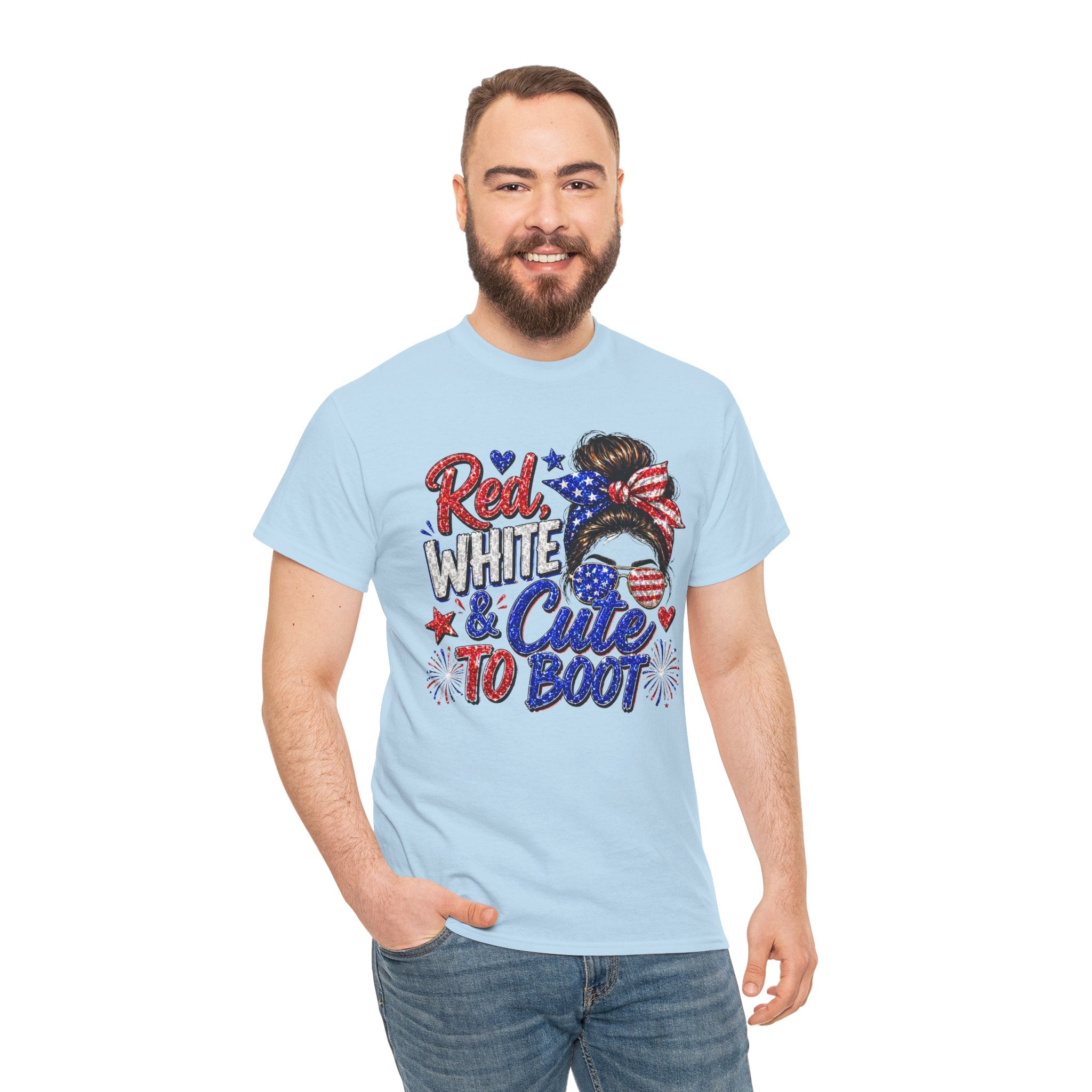 Patriotic 'Red White & Cute To Boot' Tee