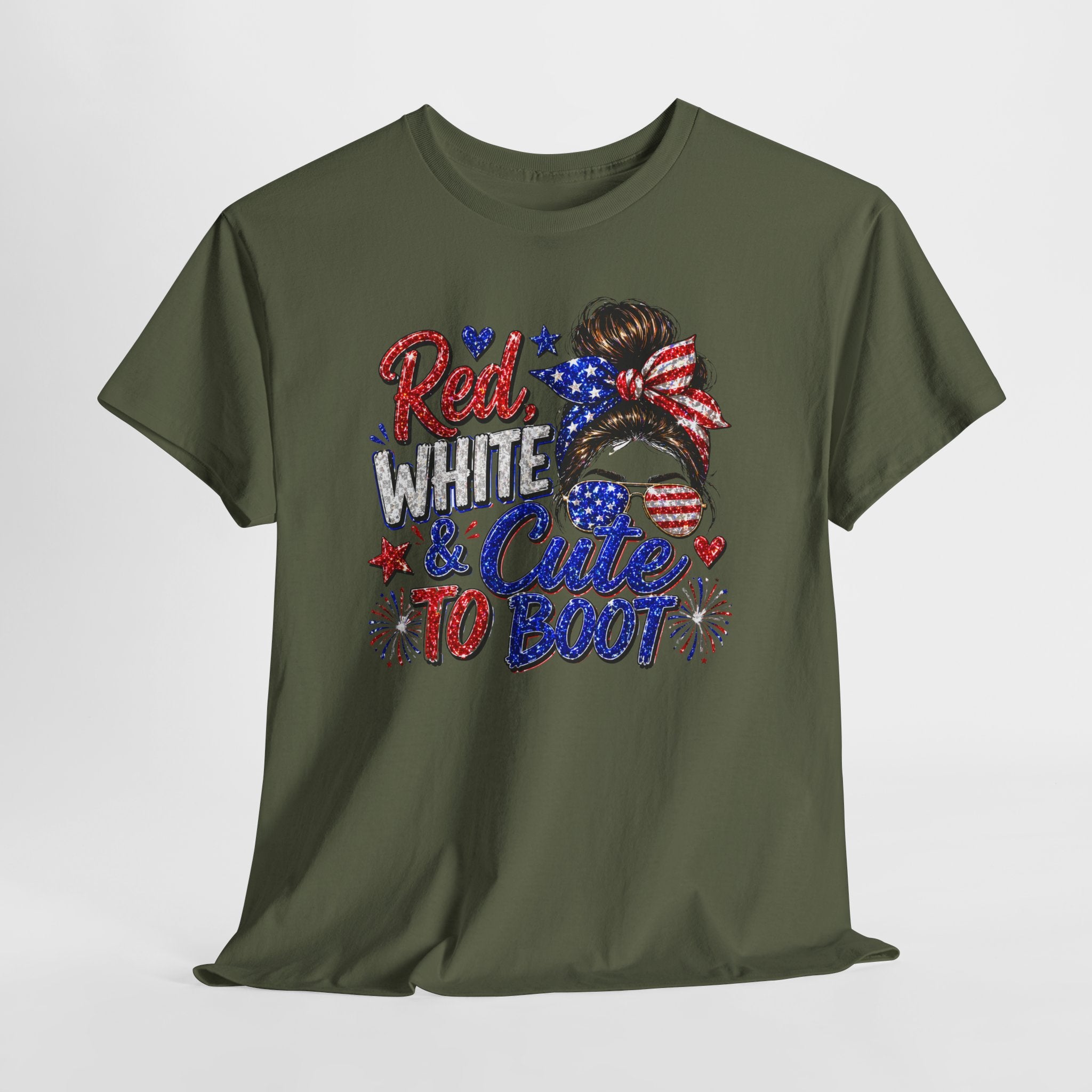 Patriotic 'Red White & Cute To Boot' Tee