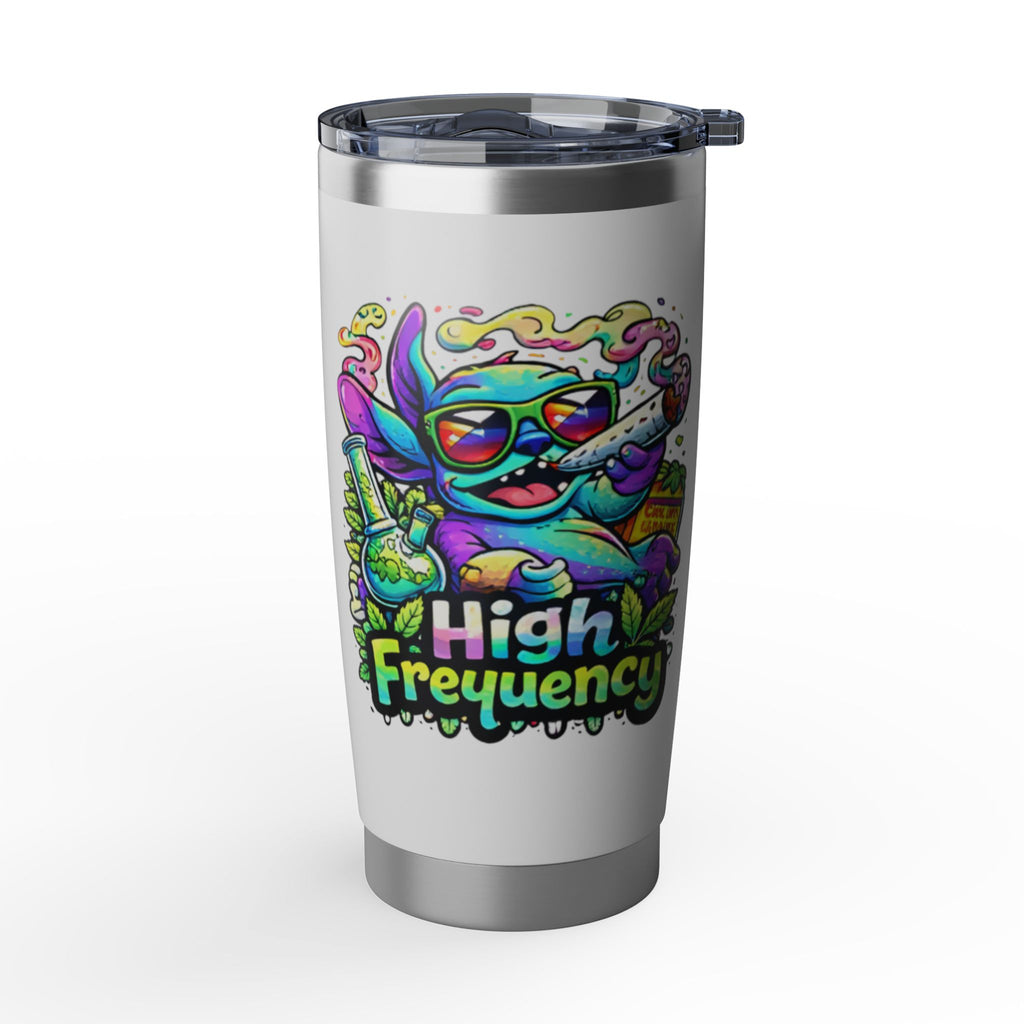 20oz Tumbler — Colorful Vagabond Travel Cup with 'Vagabond' Adventure Artwork