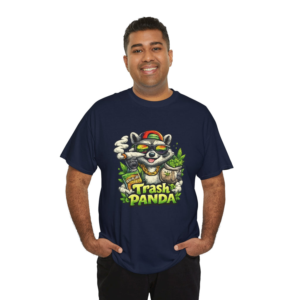 Trash Panda Graphic Tee — Funny Raccoon Streetwear Shirt