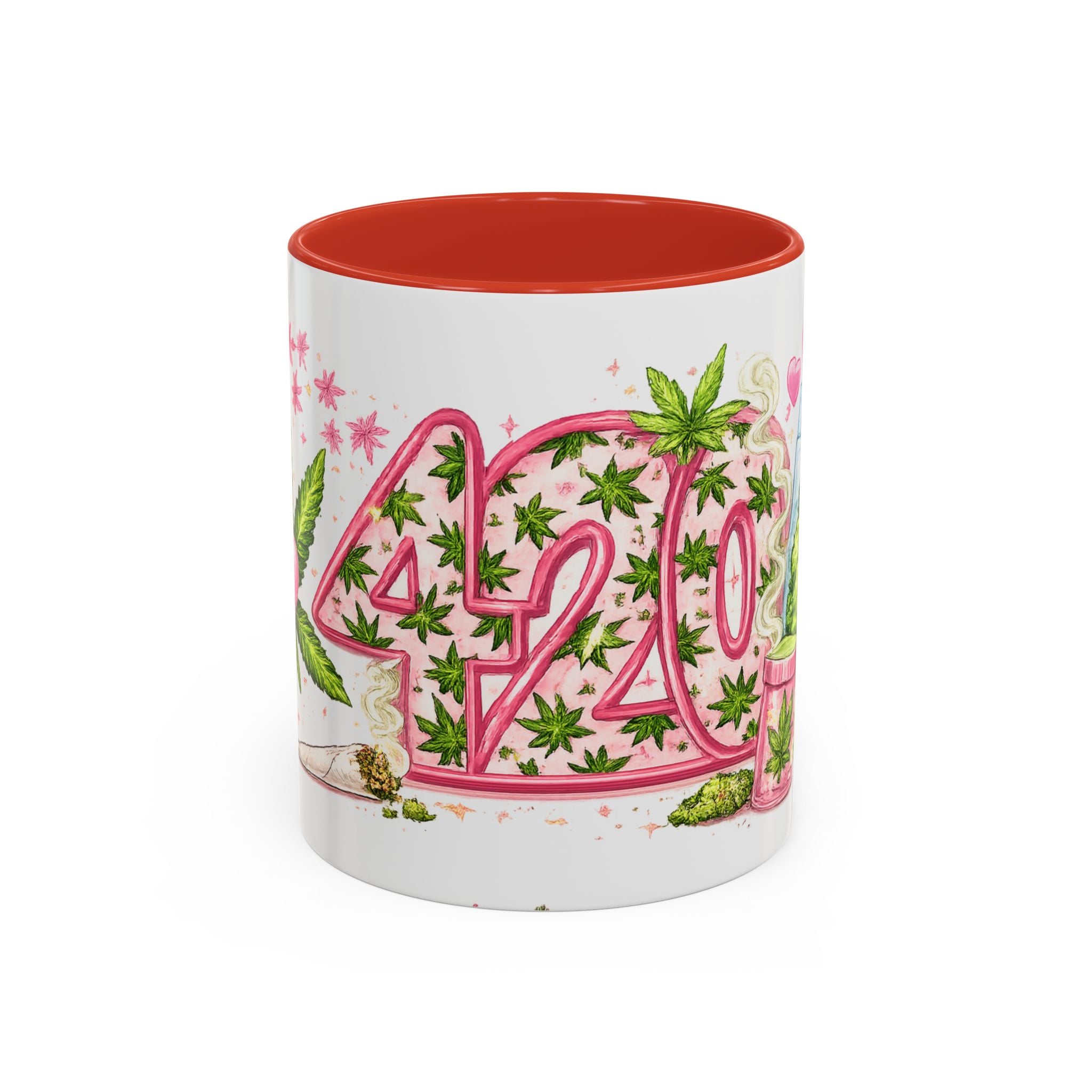 420 Cannabis Coffee Mug — 'Best Buds' Accent Tea Cup (11/15oz)