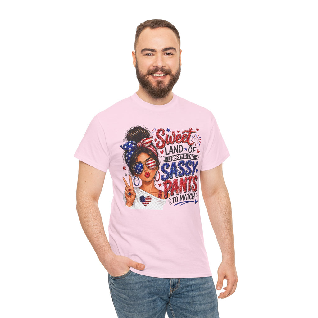 Patriotic 'Sweet Land of Liberty' Sassy Pants Tee