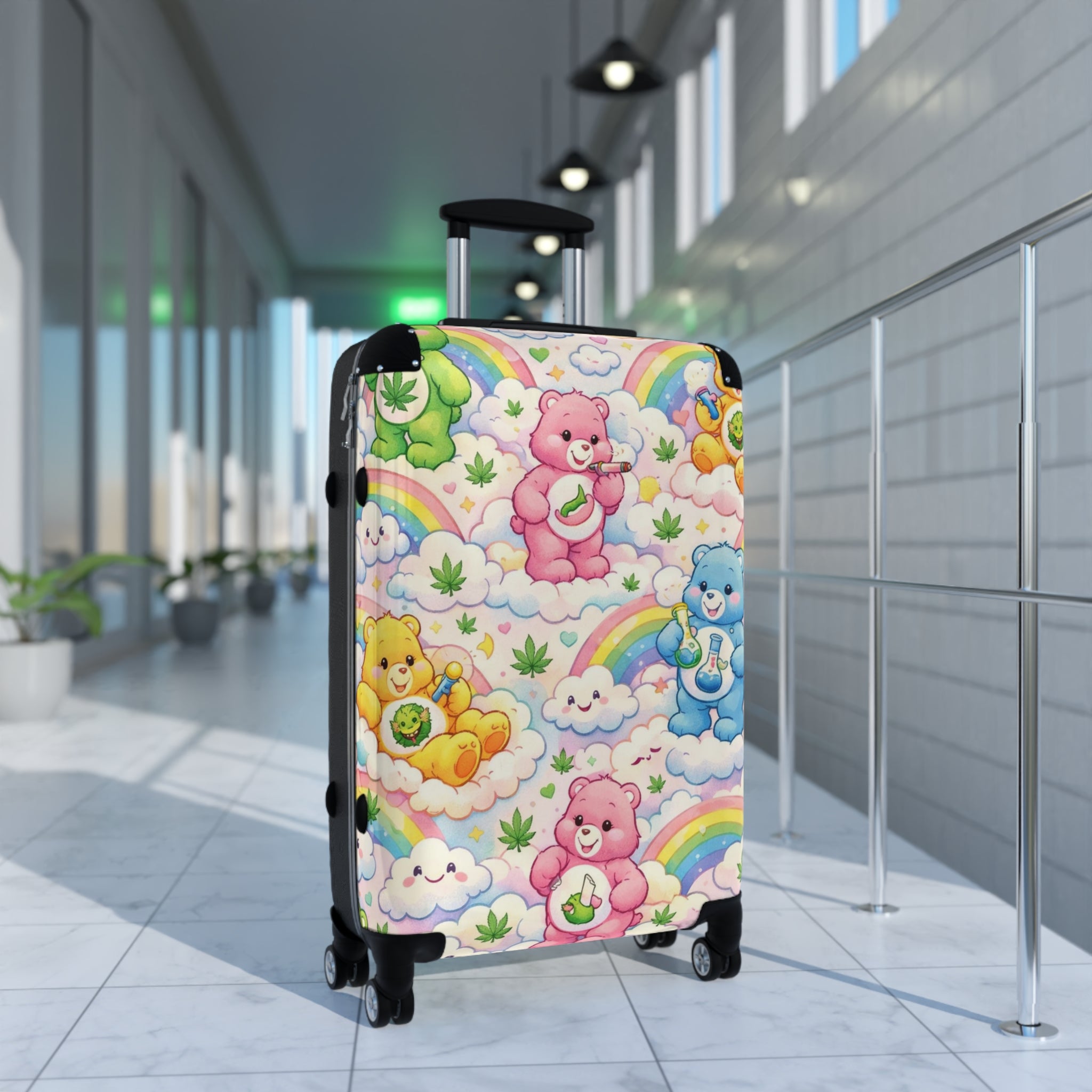 Care Bears Rainbow Suitcase – Cute Pastel Travel Luggage