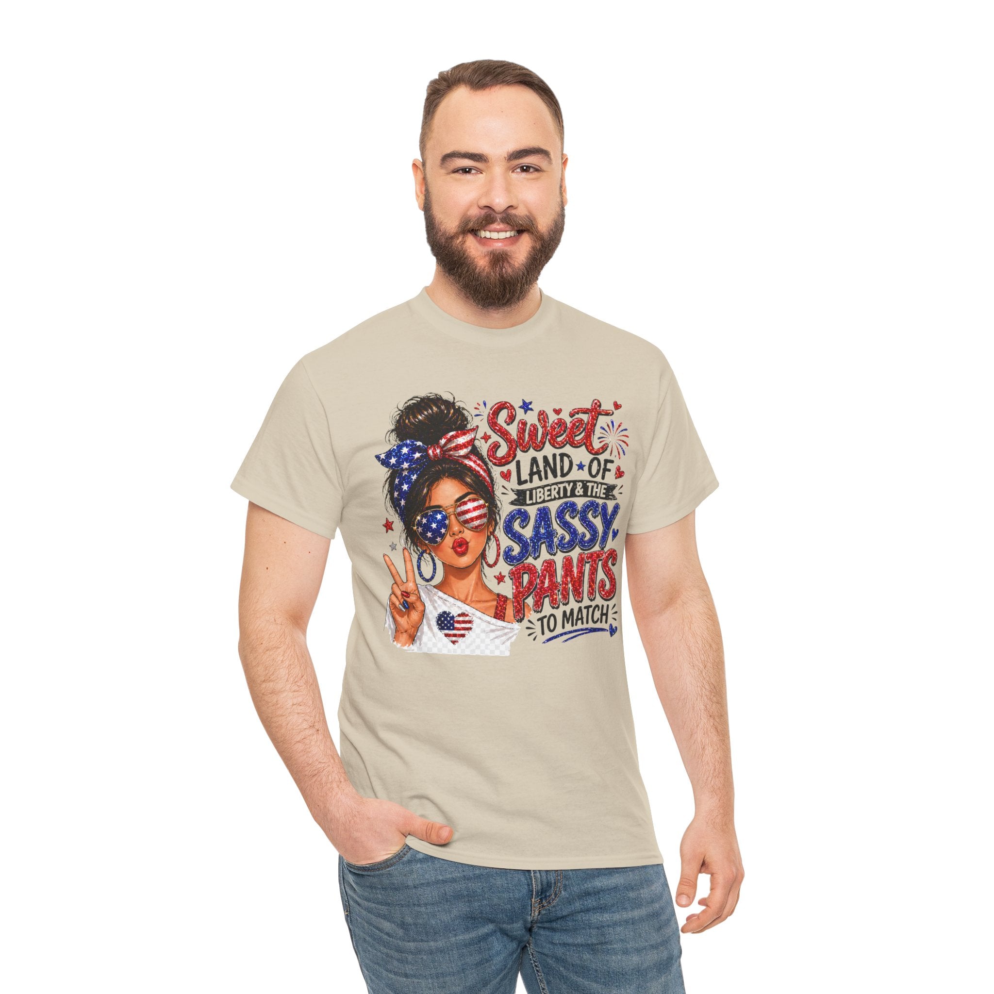 Patriotic 'Sweet Land of Liberty' Sassy Pants Tee