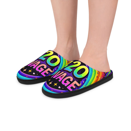 420 Savage Rainbow Indoor Slippers – Colorful Cannabis Pride House Shoes