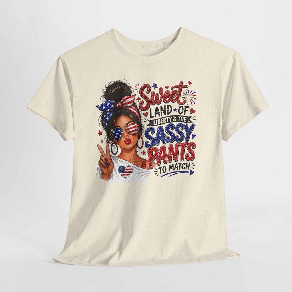 Patriotic 'Sweet Land of Liberty' Sassy Pants Tee