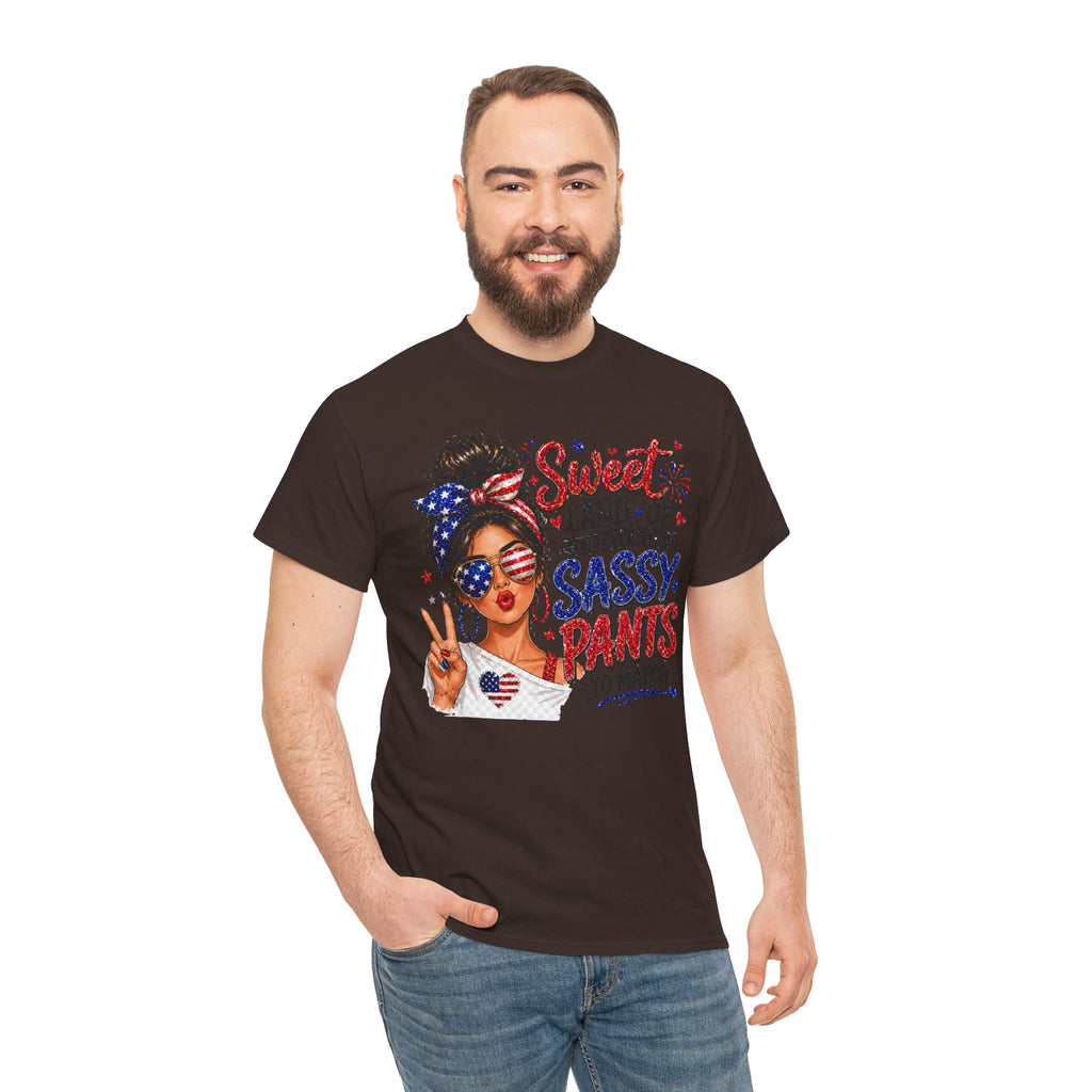 Patriotic 'Sweet Land of Liberty' Sassy Pants Tee