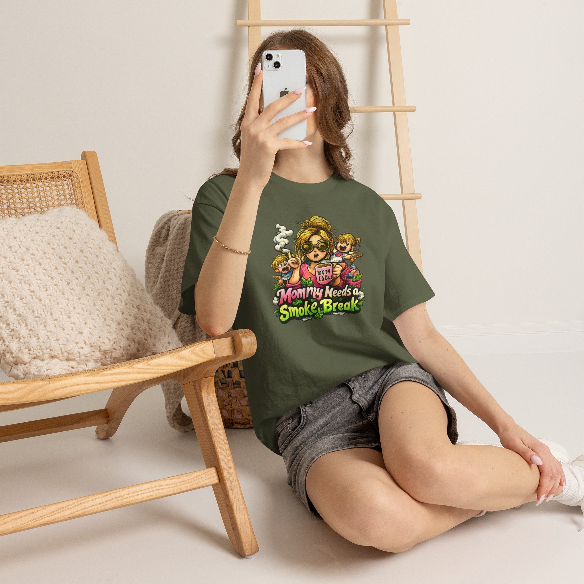 Mommy Needs a Smoke Break T-Shirt — Funny Mom Graphic Tee
