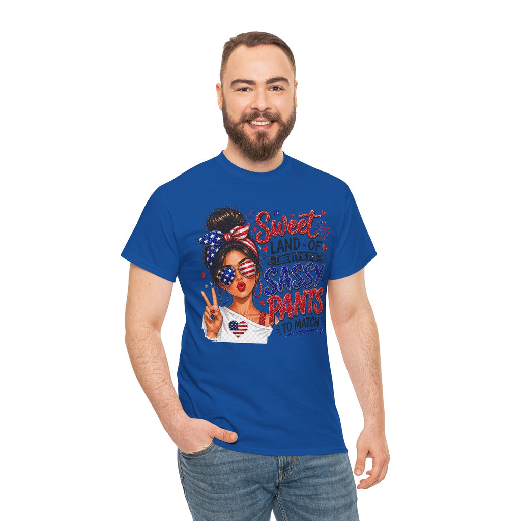 Patriotic 'Sweet Land of Liberty' Sassy Pants Tee